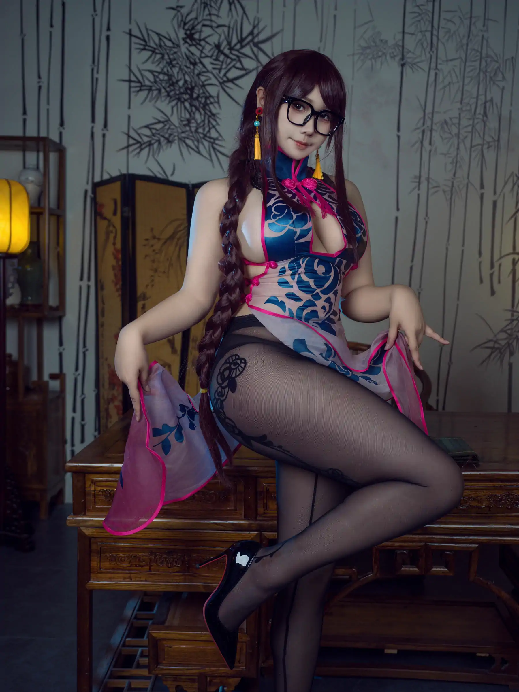 cosplayer写真 麻花麻花酱 虞美人(24P) FGO P.1