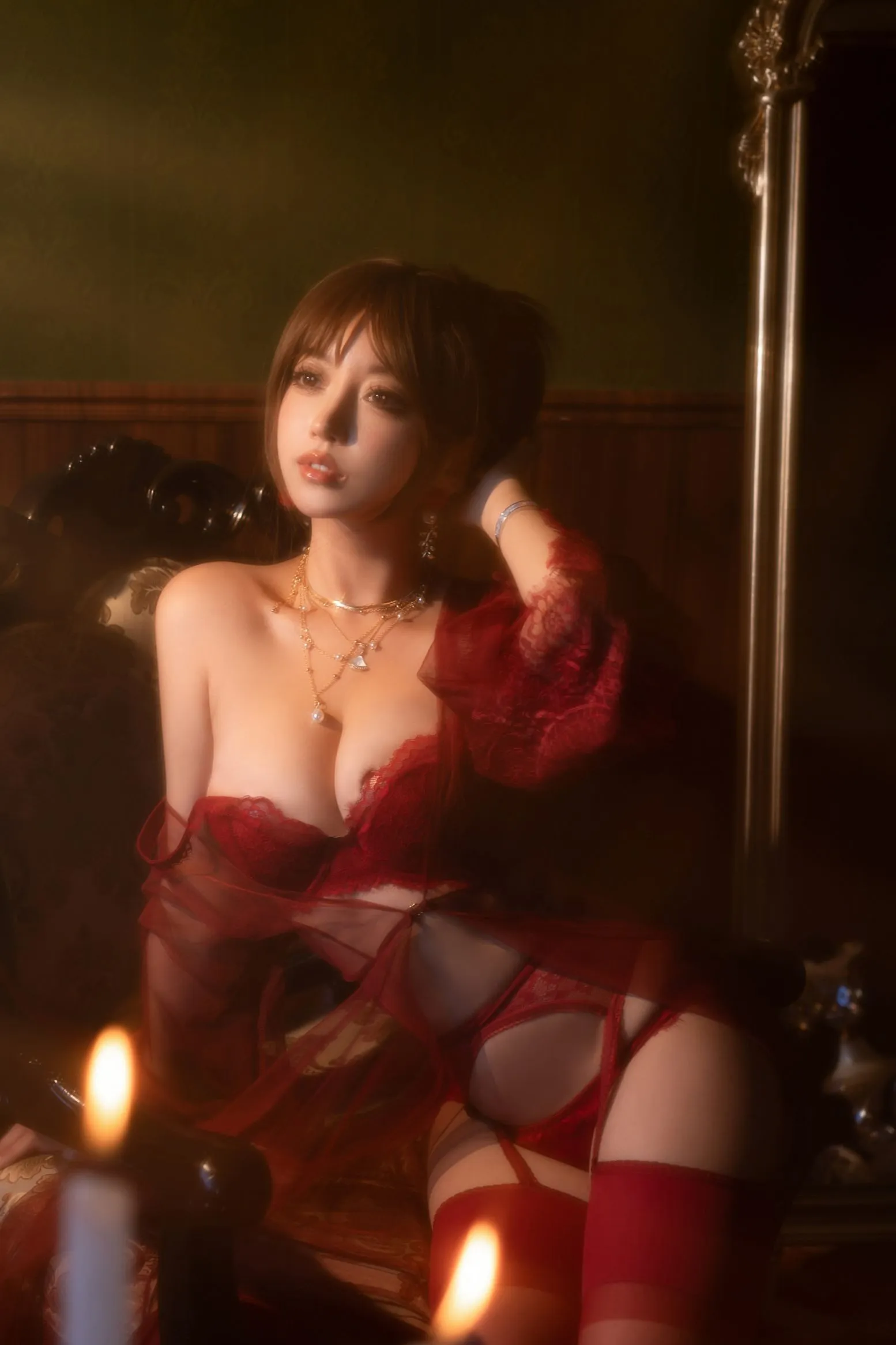 cosplayer写真 温柔小妈 过期米线线喵 P.8