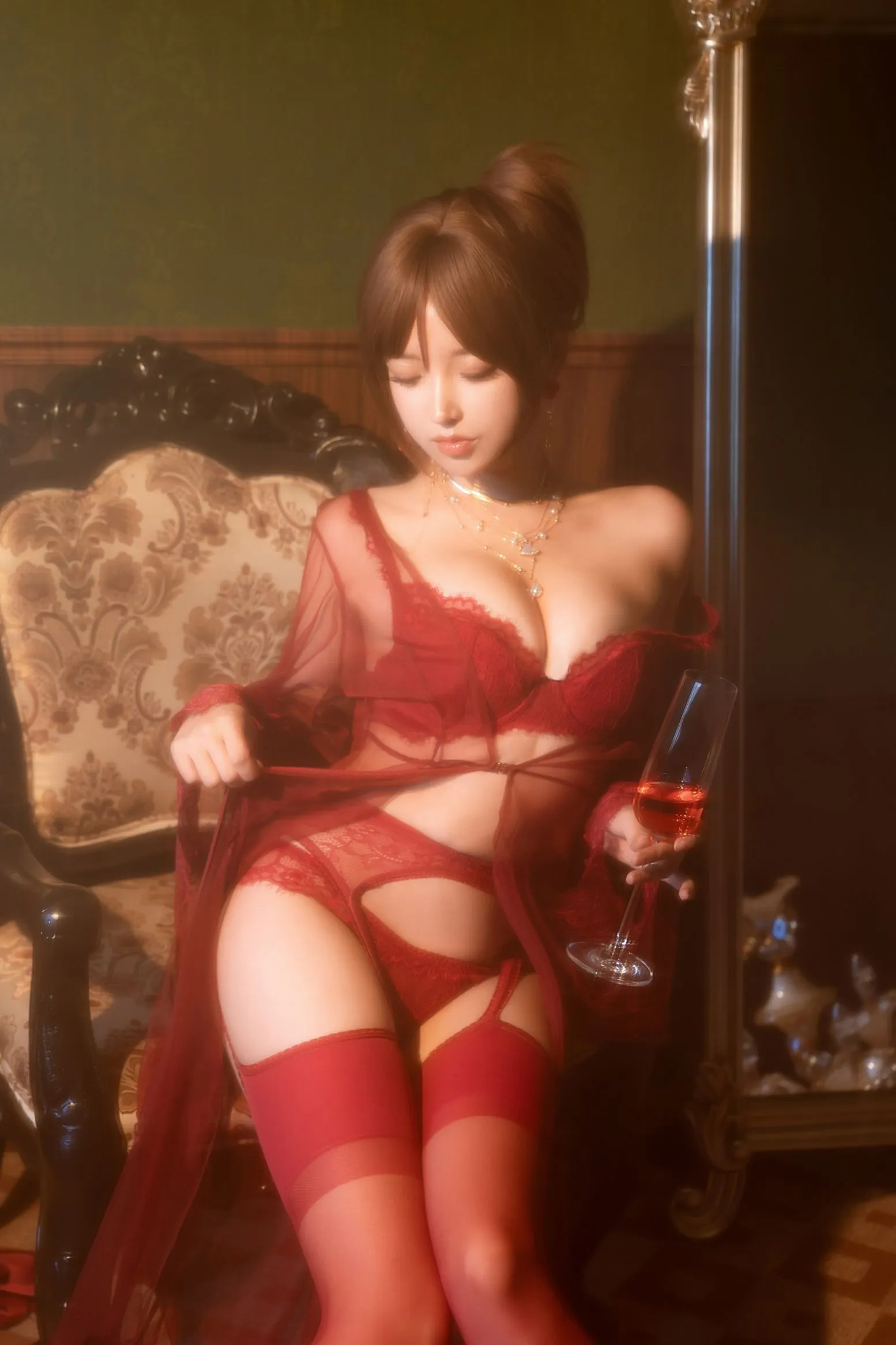 cosplayer写真 温柔小妈 过期米线线喵 P.3