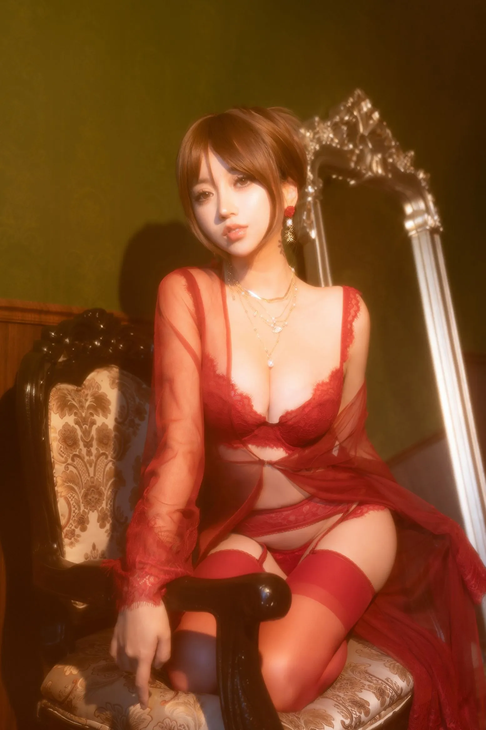 温柔小妈 过期米线线喵 cosplayer写真 P.7