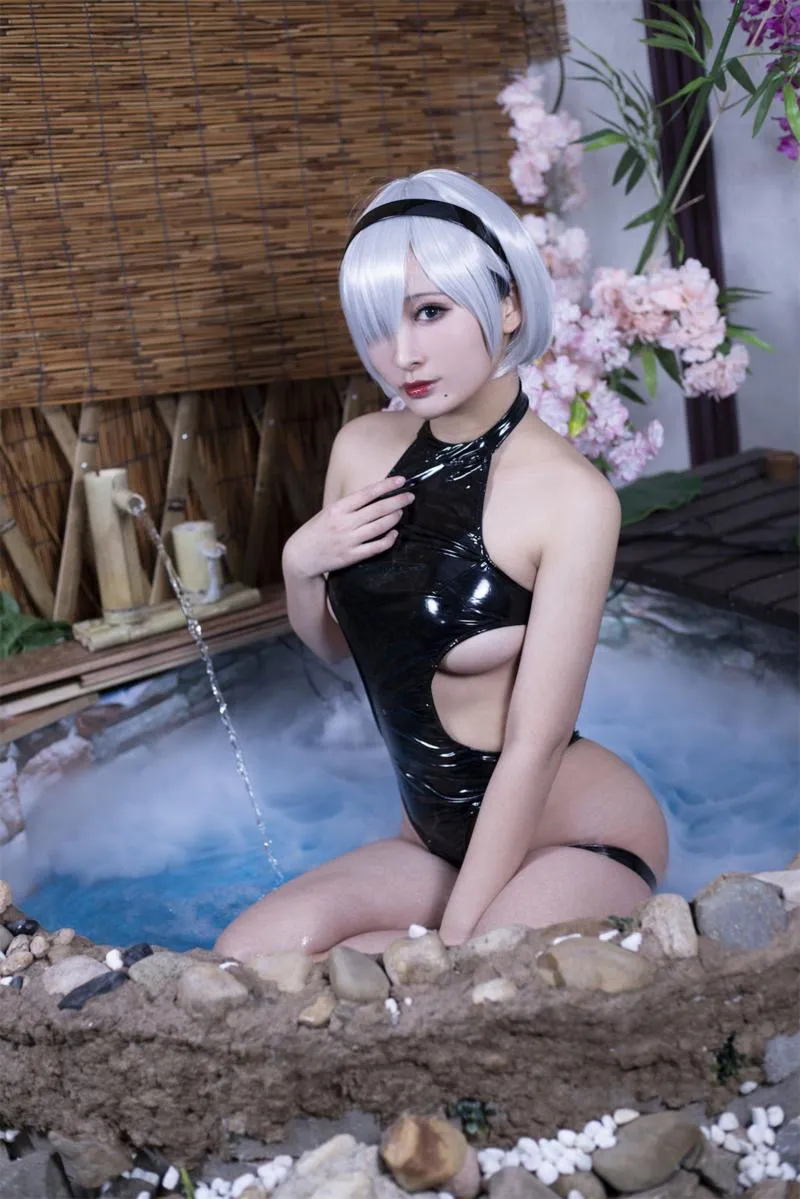 2B LoLiSAMA NieR Competition Automata 尼尔：机械纪元 Page 洛璃 1/ 竞泳 Swimming 【Cosplay】 2B P.3