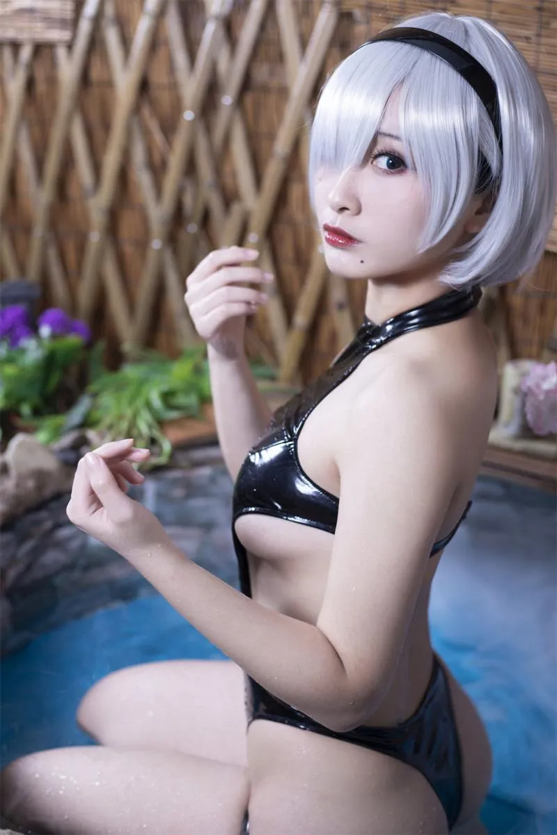 尼尔：机械纪元 2B 1/ Page NieR 【Cosplay】 LoLiSAMA 洛璃 Automata 2B Competition 竞泳 Swimming P.9