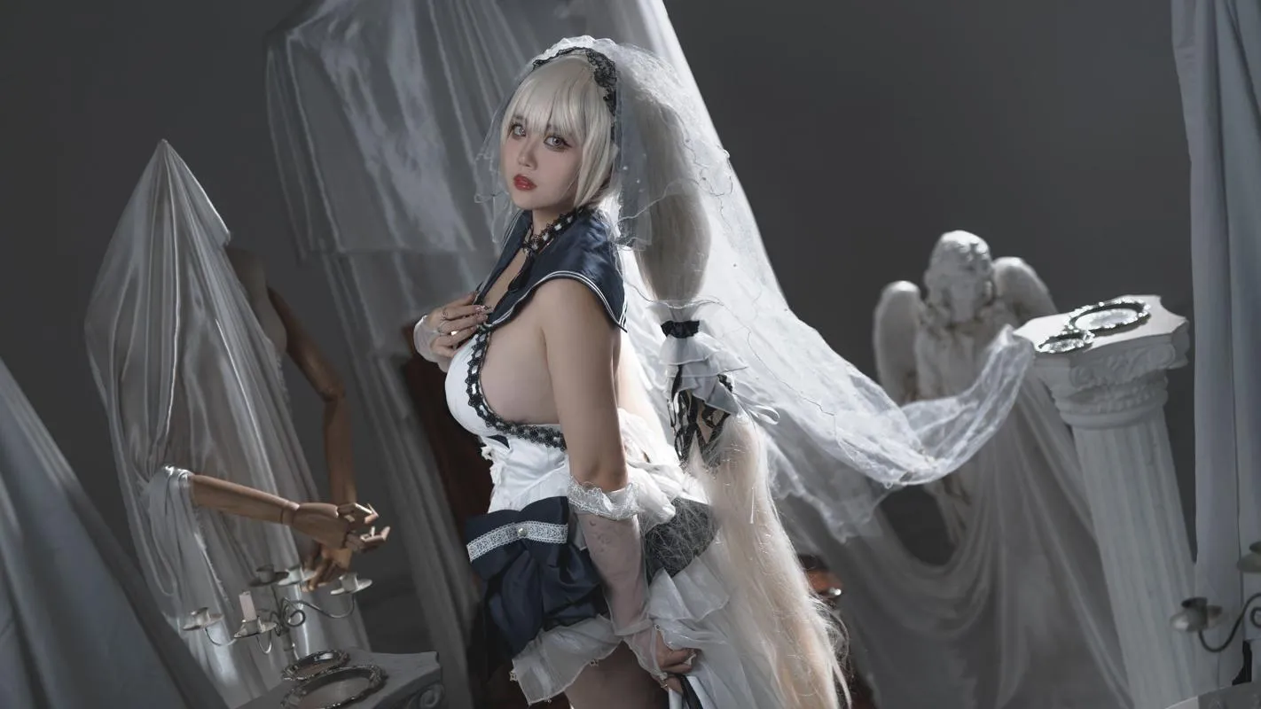 Kawaii 【Cosplay】 Azur 小完能干脆面 可畏 碧蓝航线 Wanneng Lane Xiao P.1