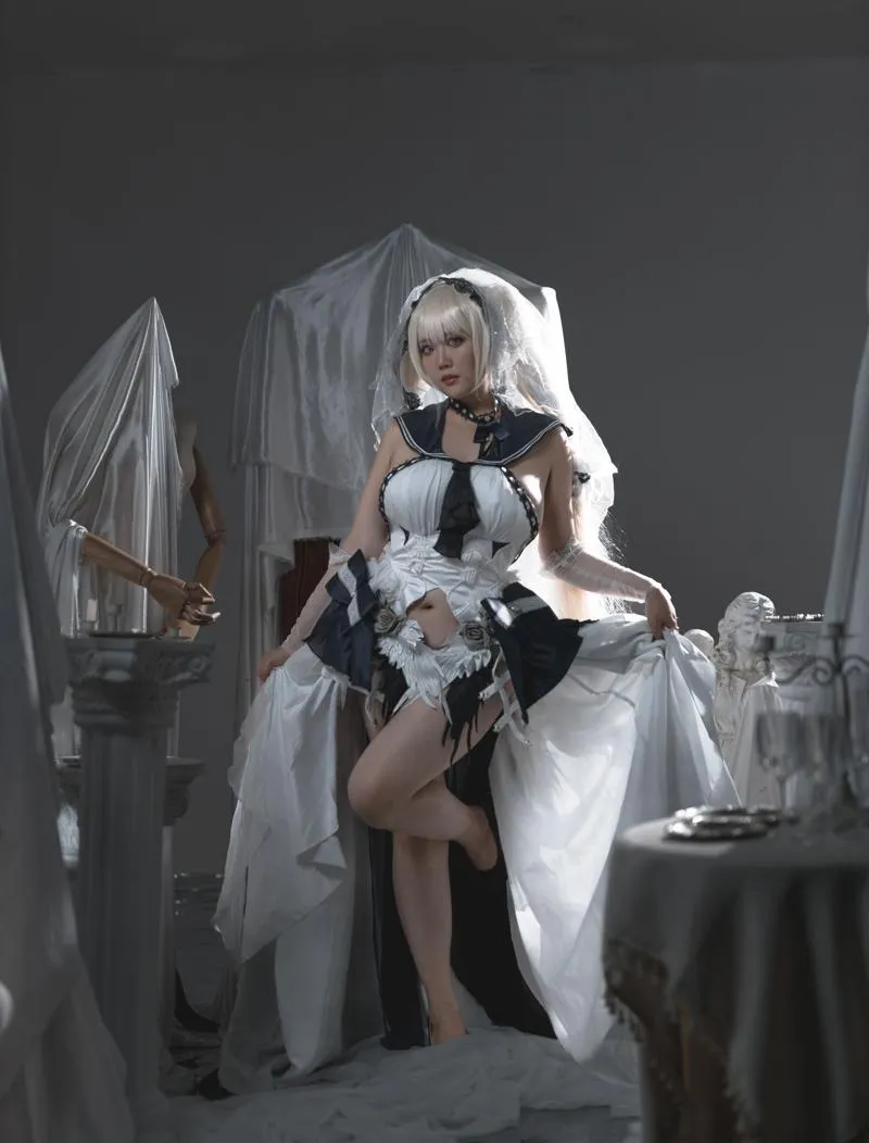 Kawaii 【Cosplay】 Azur 小完能干脆面 可畏 碧蓝航线 Wanneng Lane Xiao P.1