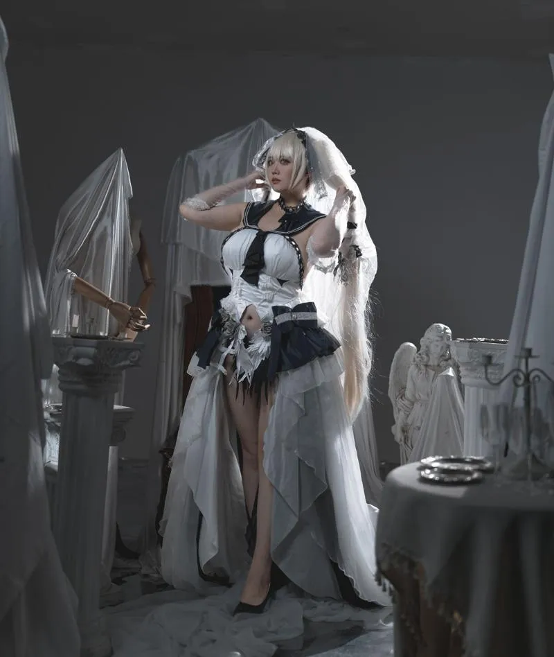 Kawaii 【Cosplay】 Lane Xiao 可畏 碧蓝航线 Wanneng 小完能干脆面 Azur P.3
