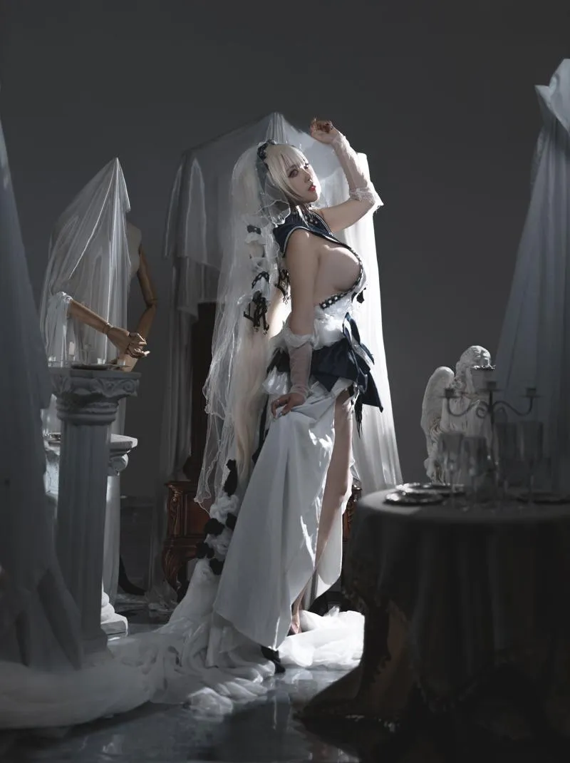 Kawaii 【Cosplay】 Azur 小完能干脆面 可畏 碧蓝航线 Wanneng Lane Xiao P.1