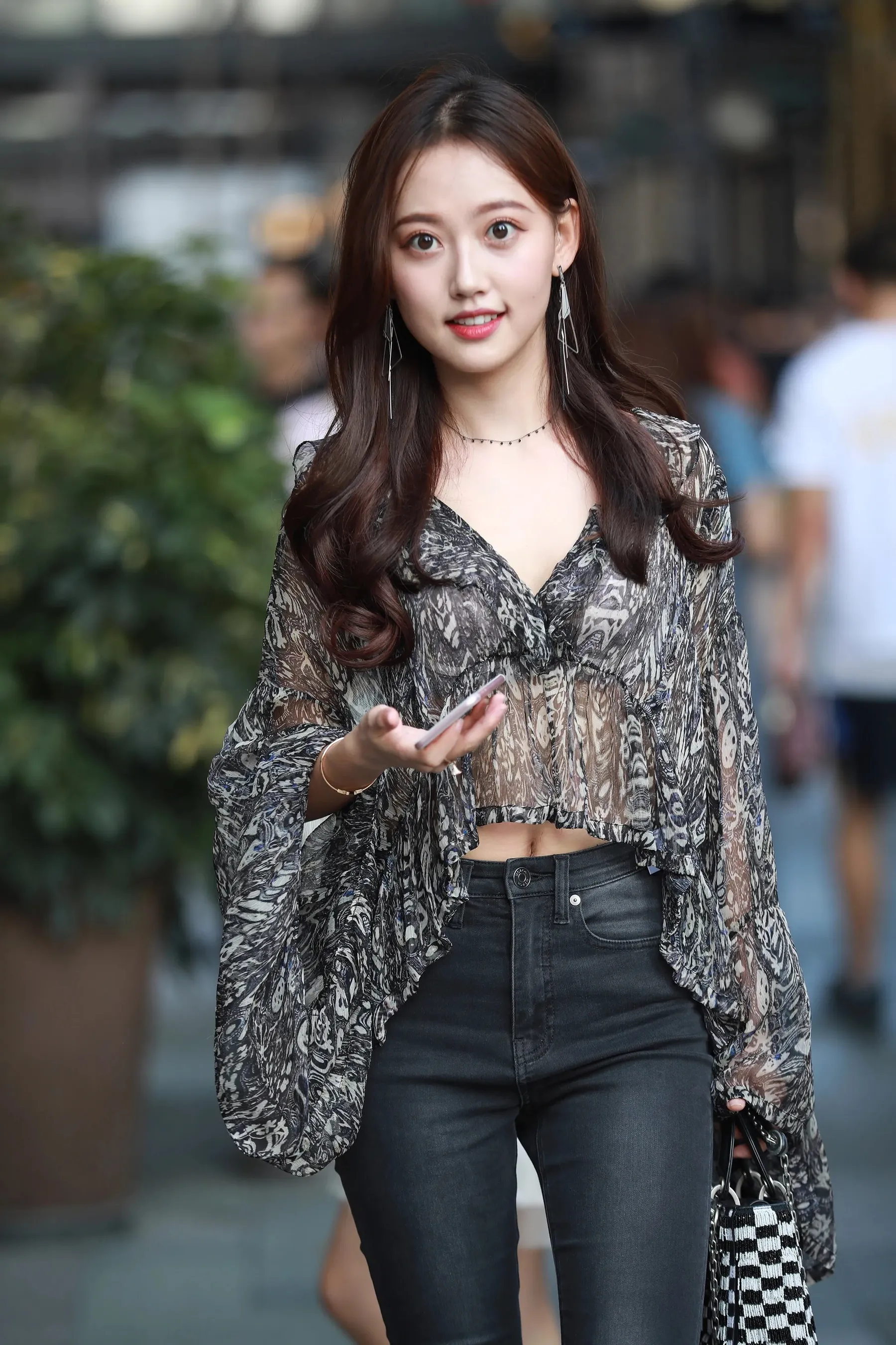 清秀高颜值小清新美足凉高跟美女原图 No.33 精选街拍作品 P.10