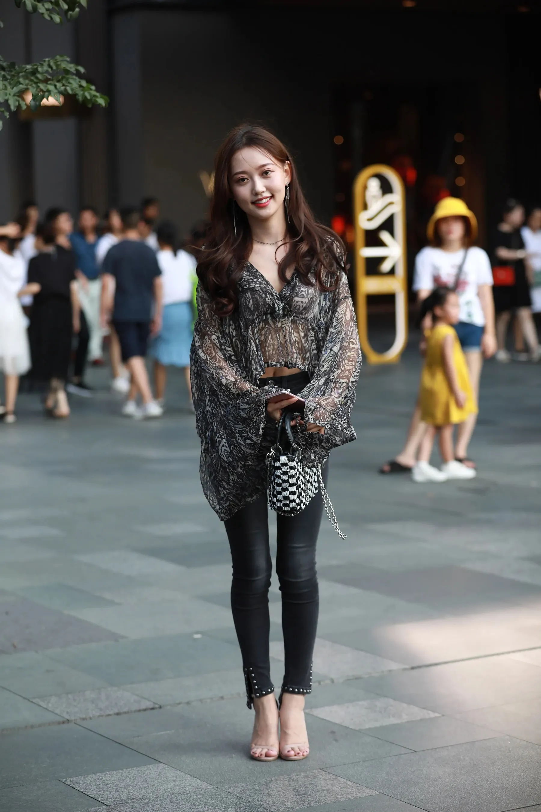 No.33 清秀高颜值小清新美足凉高跟美女原图 精选街拍作品 P.14