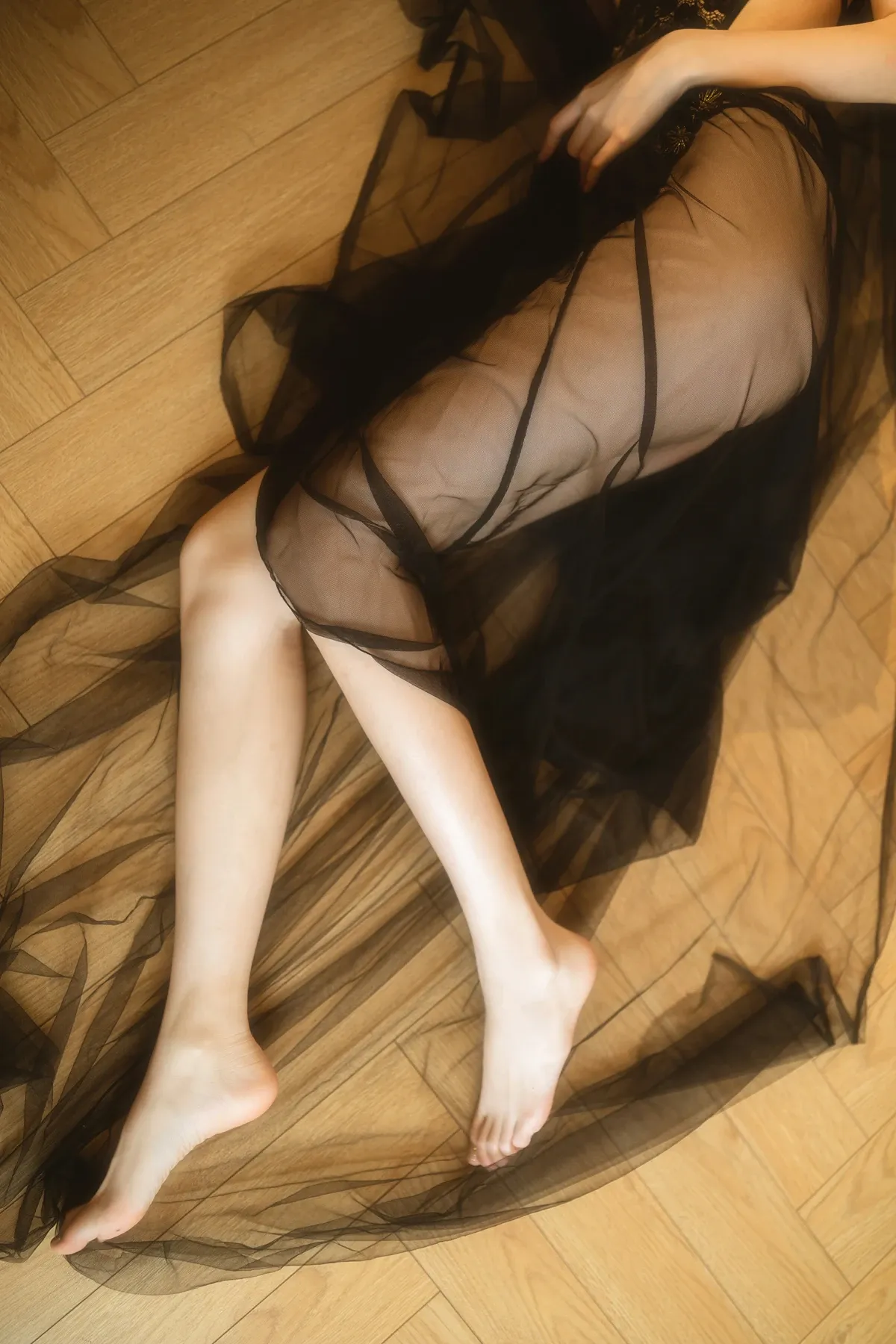 许岚LAN Cosplay 纯欲黑纱 P.1