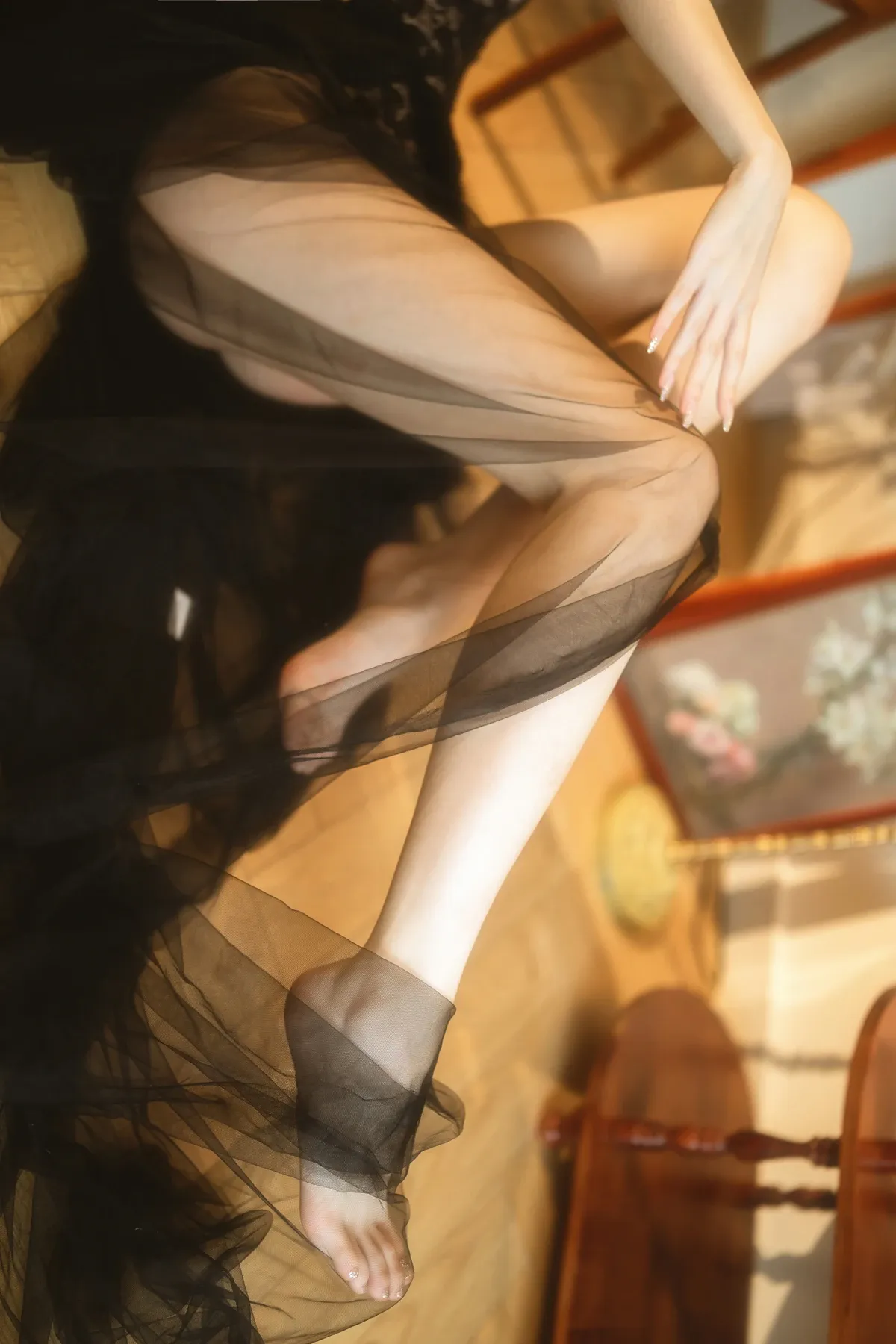 纯欲黑纱 Cosplay 许岚LAN P.3