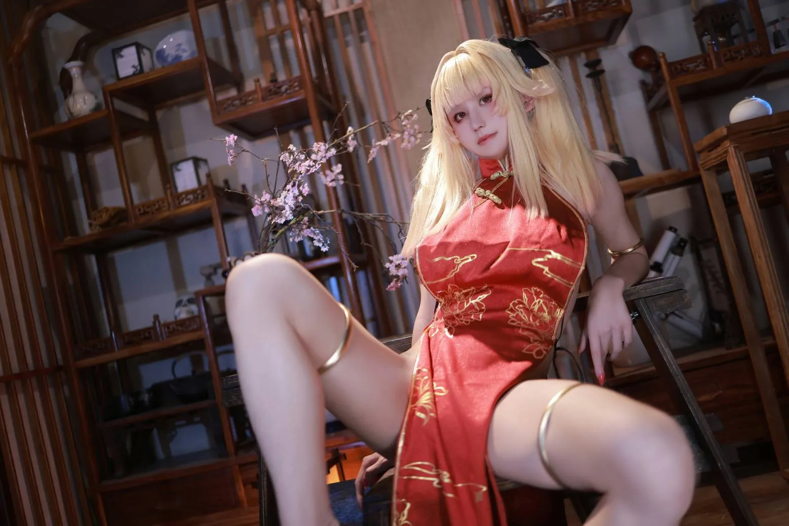 @满三时 cosplayer写真 萌姬联合 旗袍 P.5