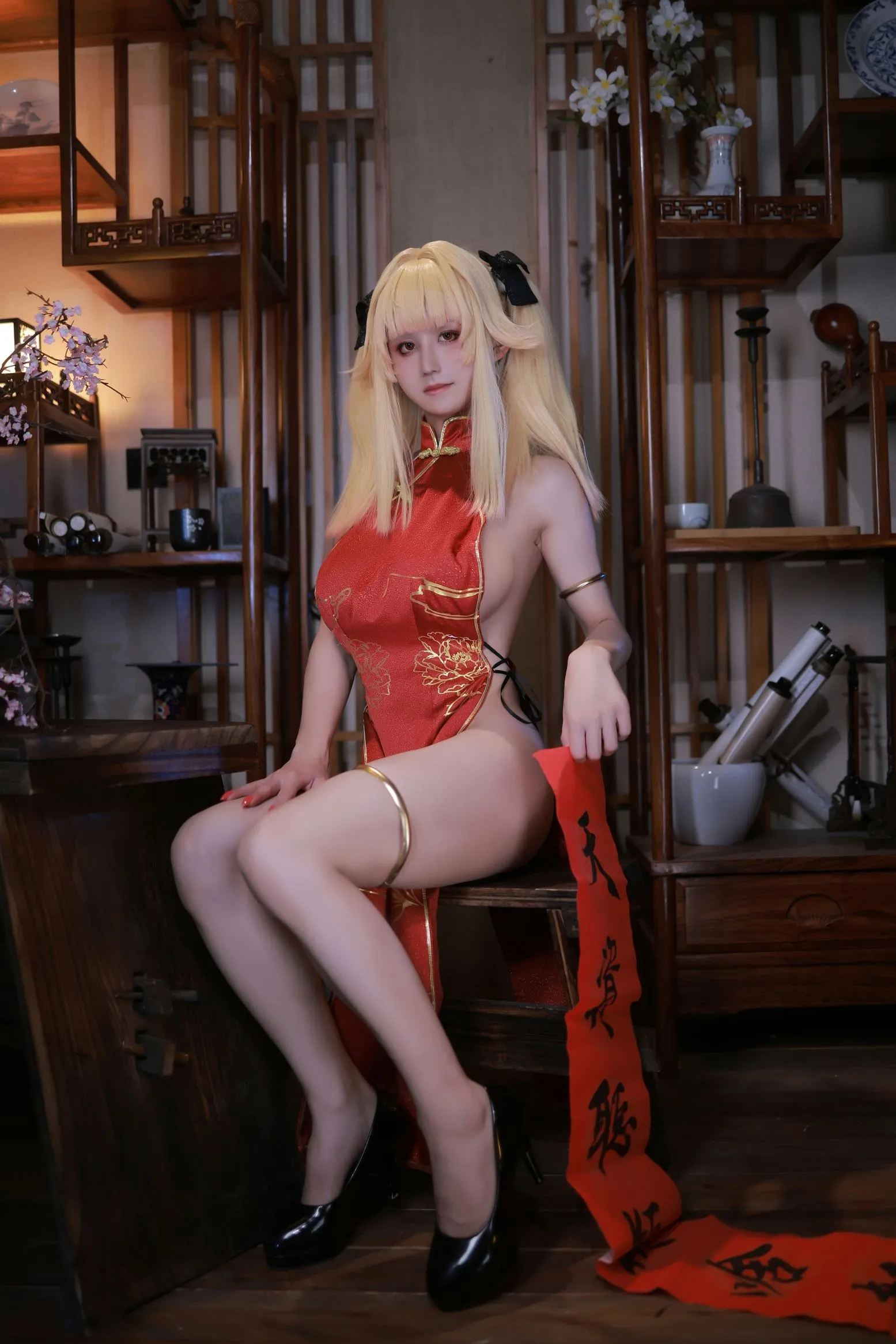 @满三时 cosplayer写真 萌姬联合 旗袍 P.5