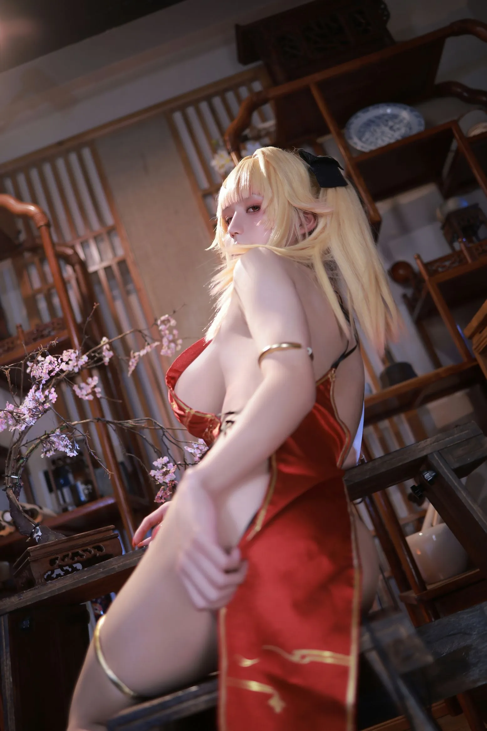 @满三时 旗袍 cosplayer写真 萌姬联合 P.11