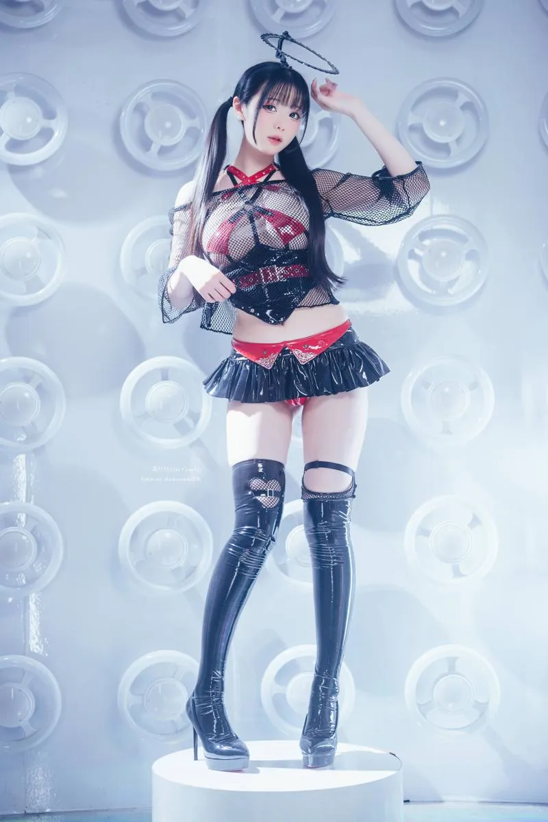 赛博黑天使 【Cosplay】 2025年09月订阅 霜月shimo Angel Cyber Black P.2