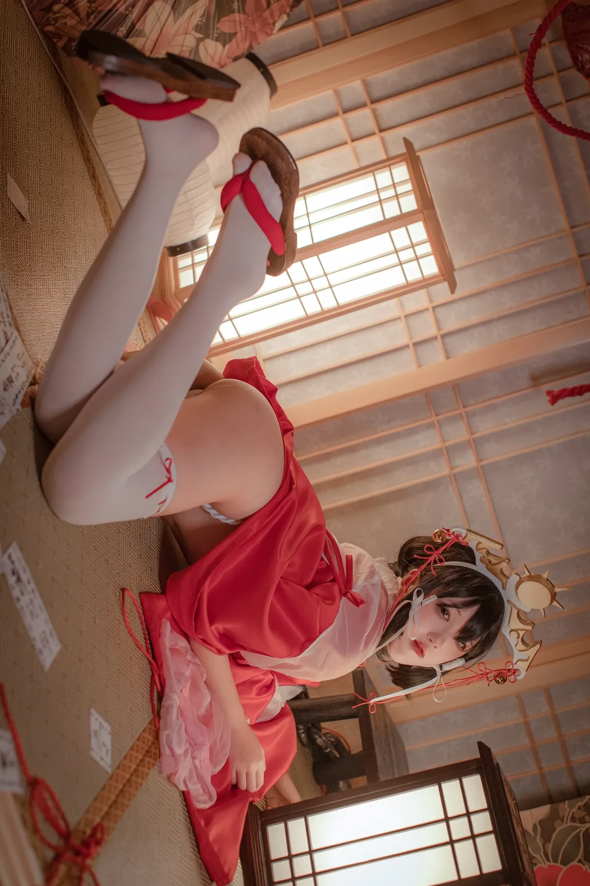 阿薰kaOri Cosplay 黑兽巫女 P.11