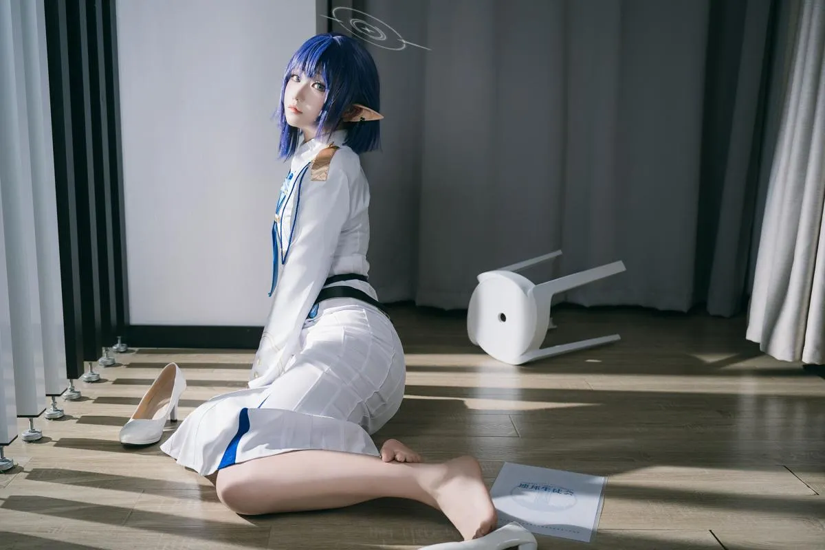 lunananya 蔚蓝档案 扇喜葵 【Cosplay】 P.5