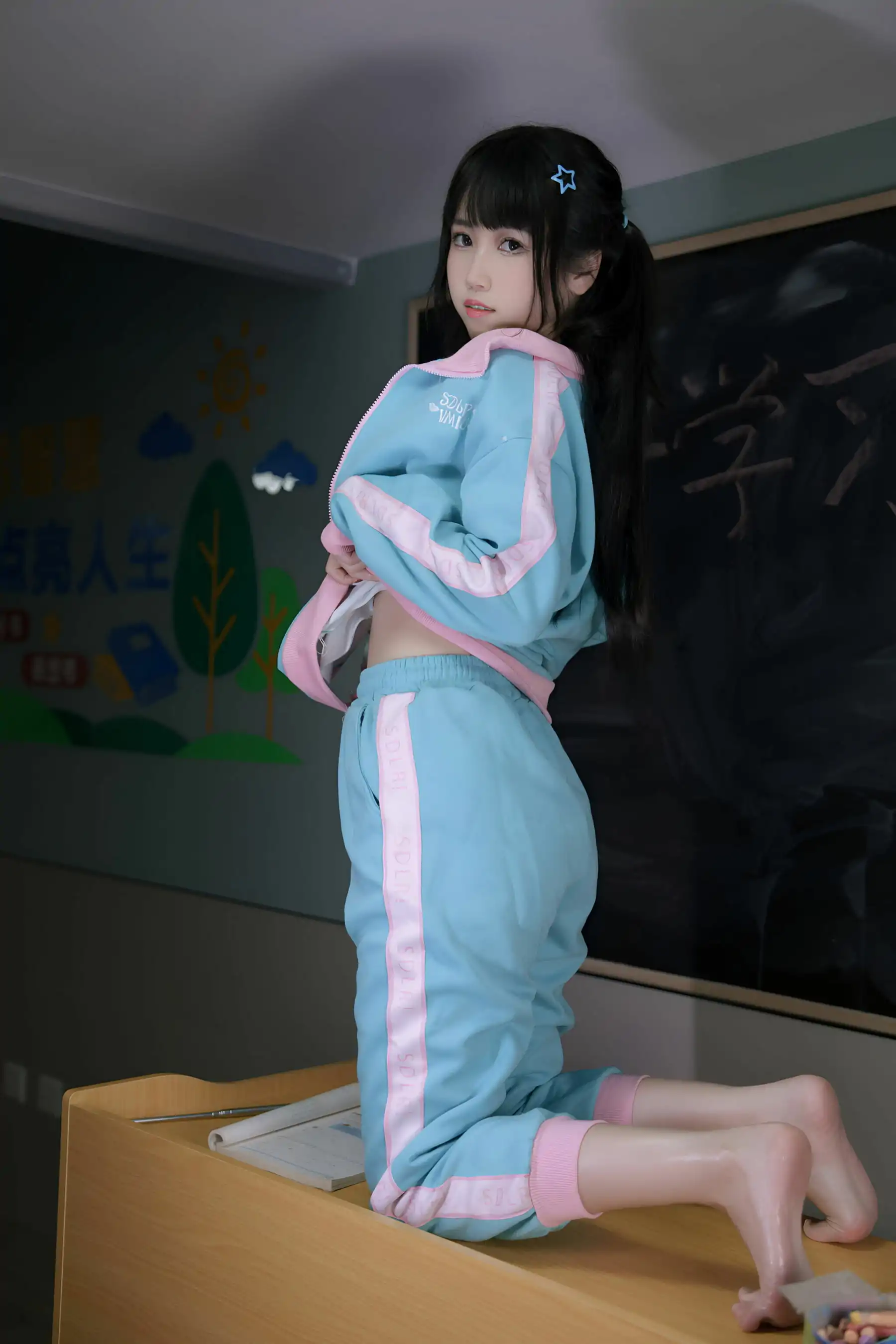 涂油教室实习生(76P) cosplayer写真 微博人气Coser不呆猫 P.9
