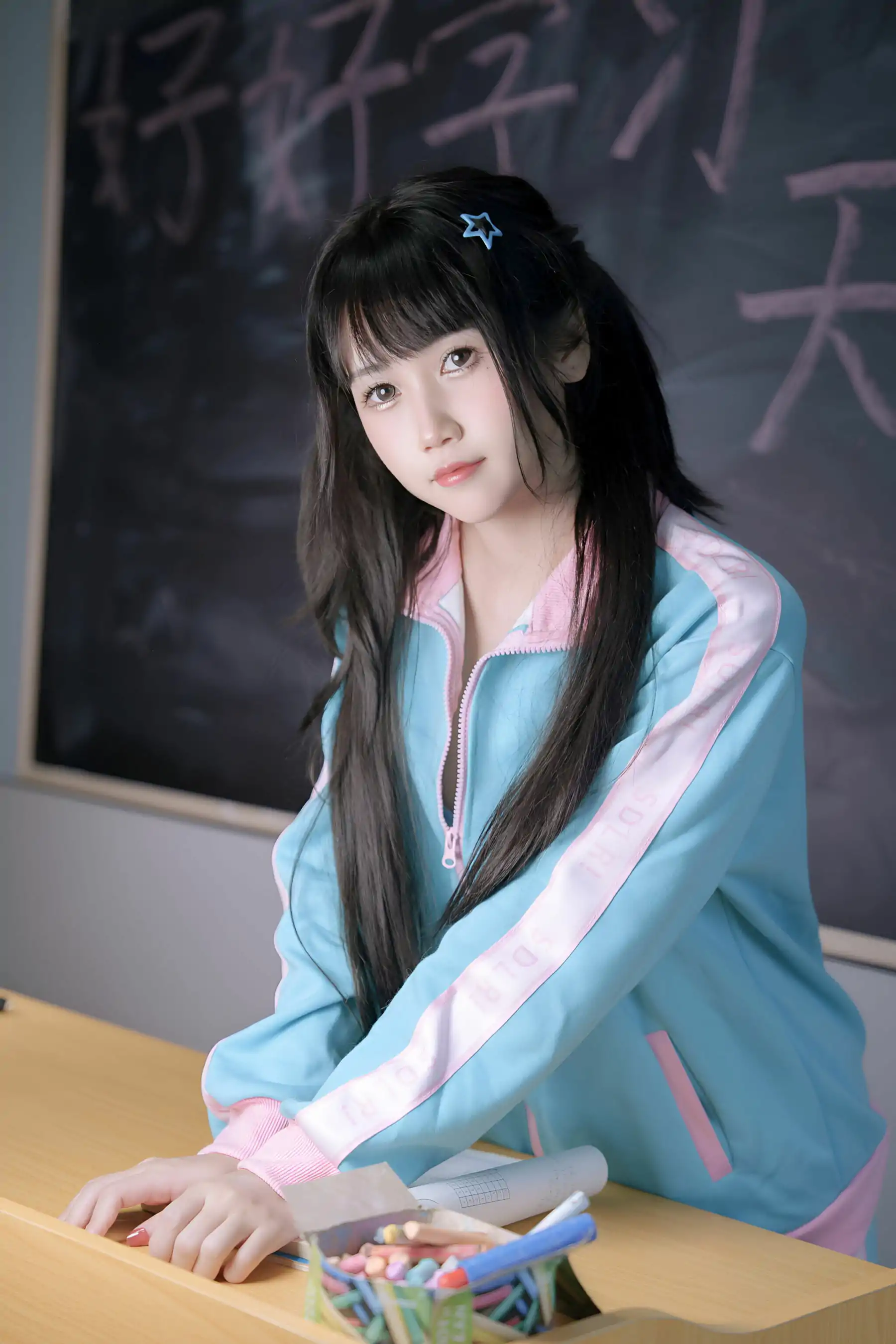 cosplayer写真 涂油教室实习生(76P) 微博人气Coser不呆猫 P.3