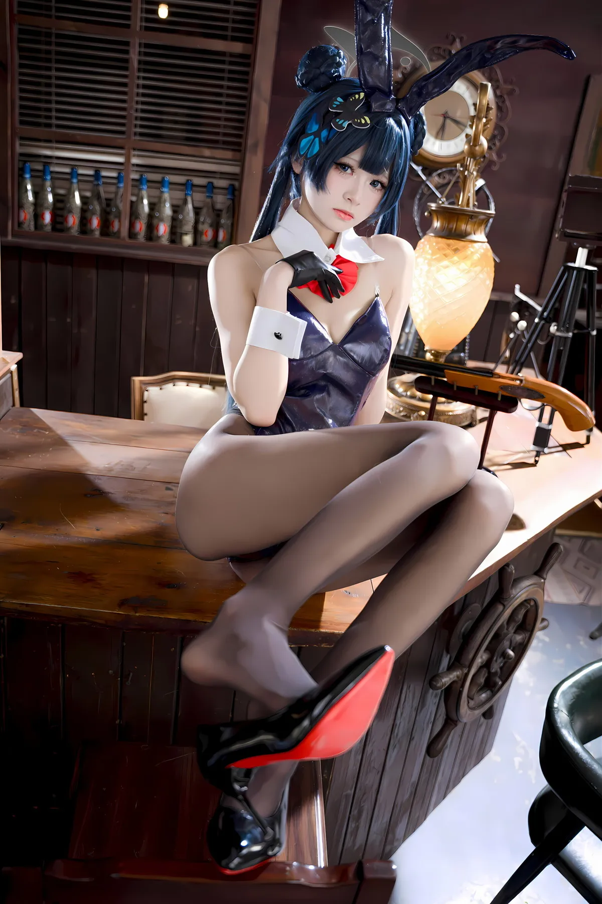 兔女郎 龙华妃D Cosplay 九柒喵 蔚蓝档案 P.3