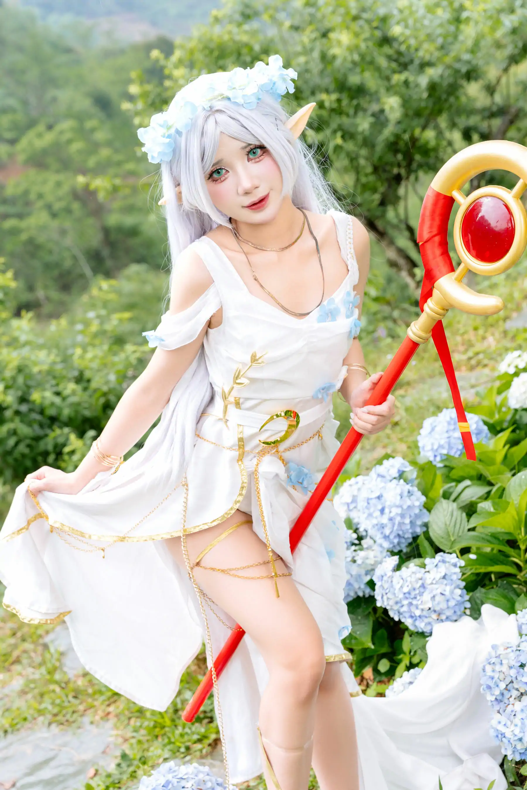 Blue Frieren PoppaChan Dress(38P) cosplayer写真 Valley P.6
