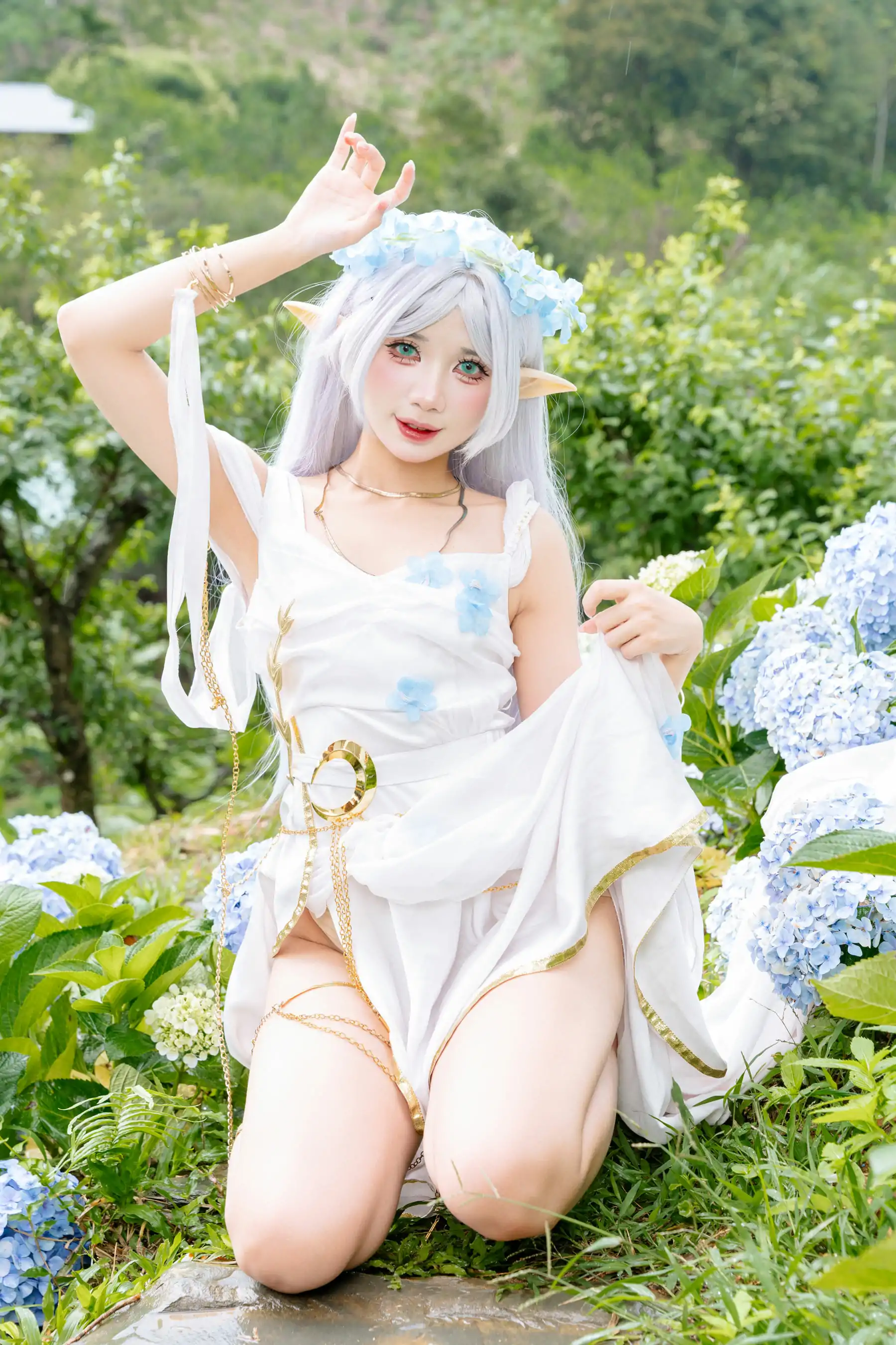 Frieren cosplayer写真 Dress(38P) Valley PoppaChan Blue P.4