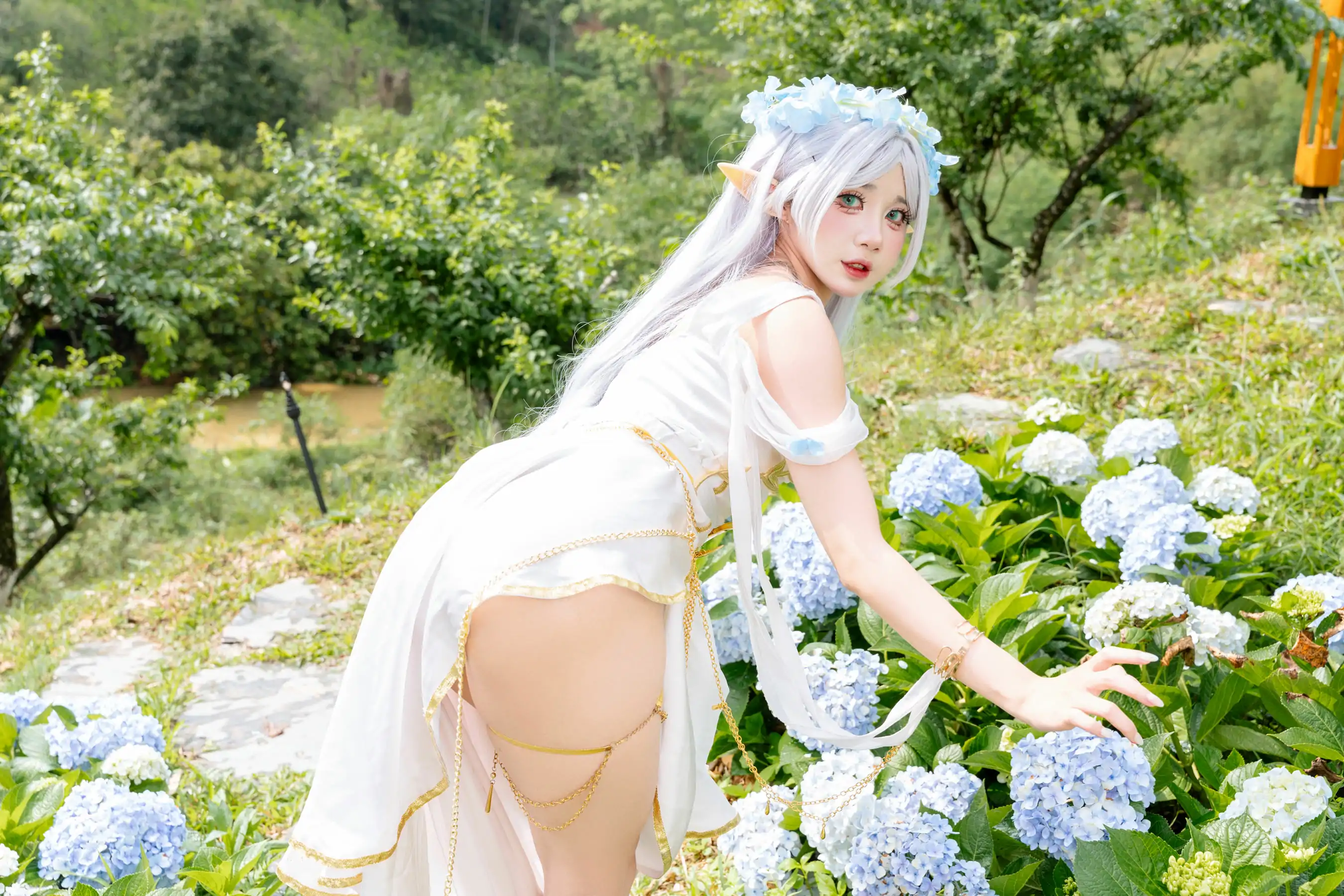 PoppaChan Frieren Dress(38P) Valley Blue cosplayer写真 P.5