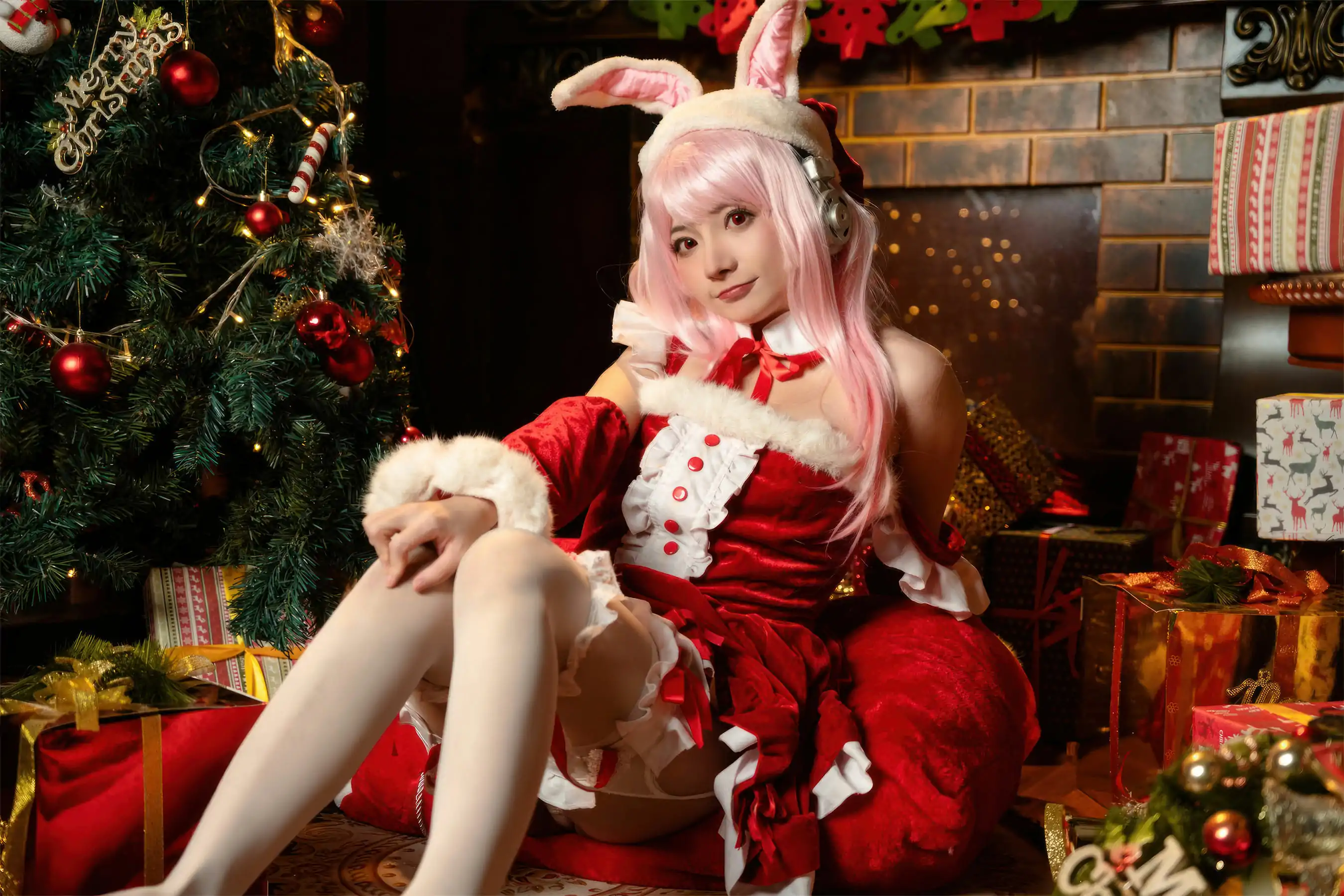 索尼子 是三不是世w cosplayer写真 圣诞(44P) P.4