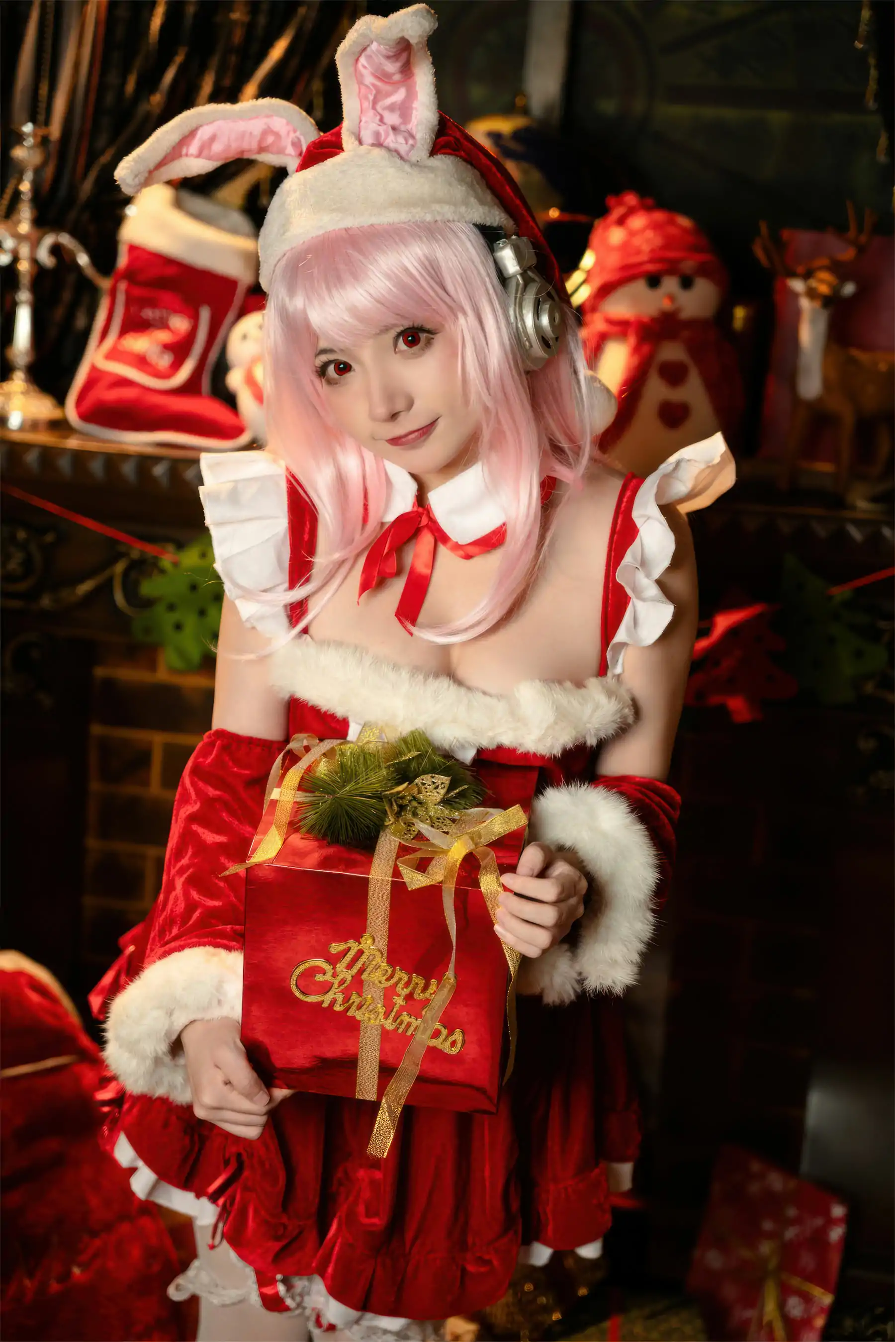 是三不是世w 索尼子 cosplayer写真 圣诞(44P) P.1