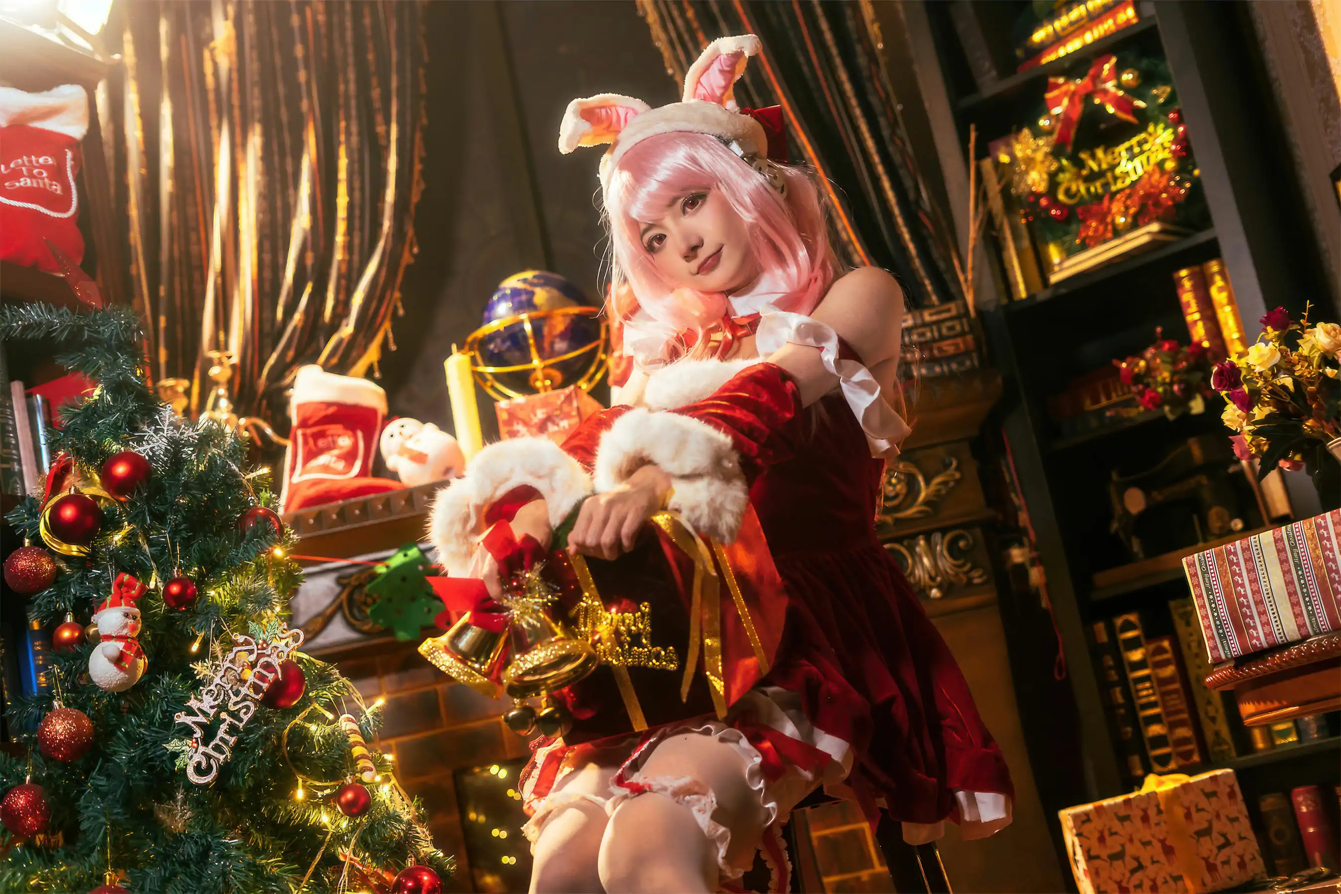 是三不是世w 索尼子 cosplayer写真 圣诞(44P) P.9
