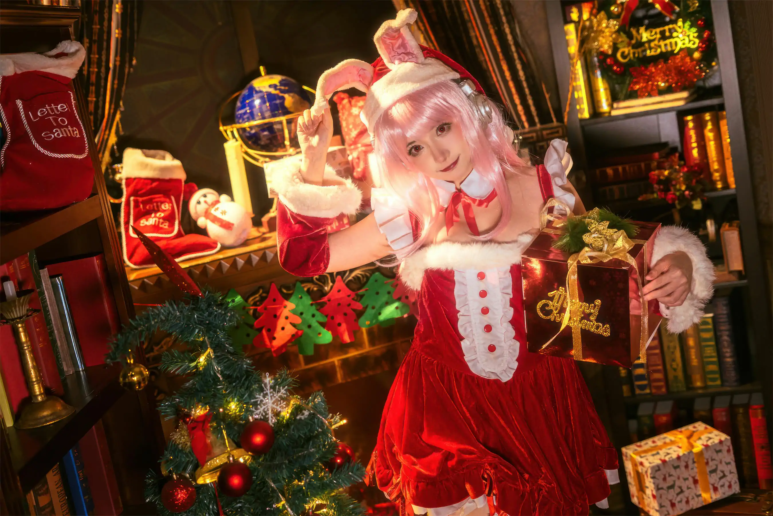 cosplayer写真 索尼子 圣诞(44P) 是三不是世w P.3