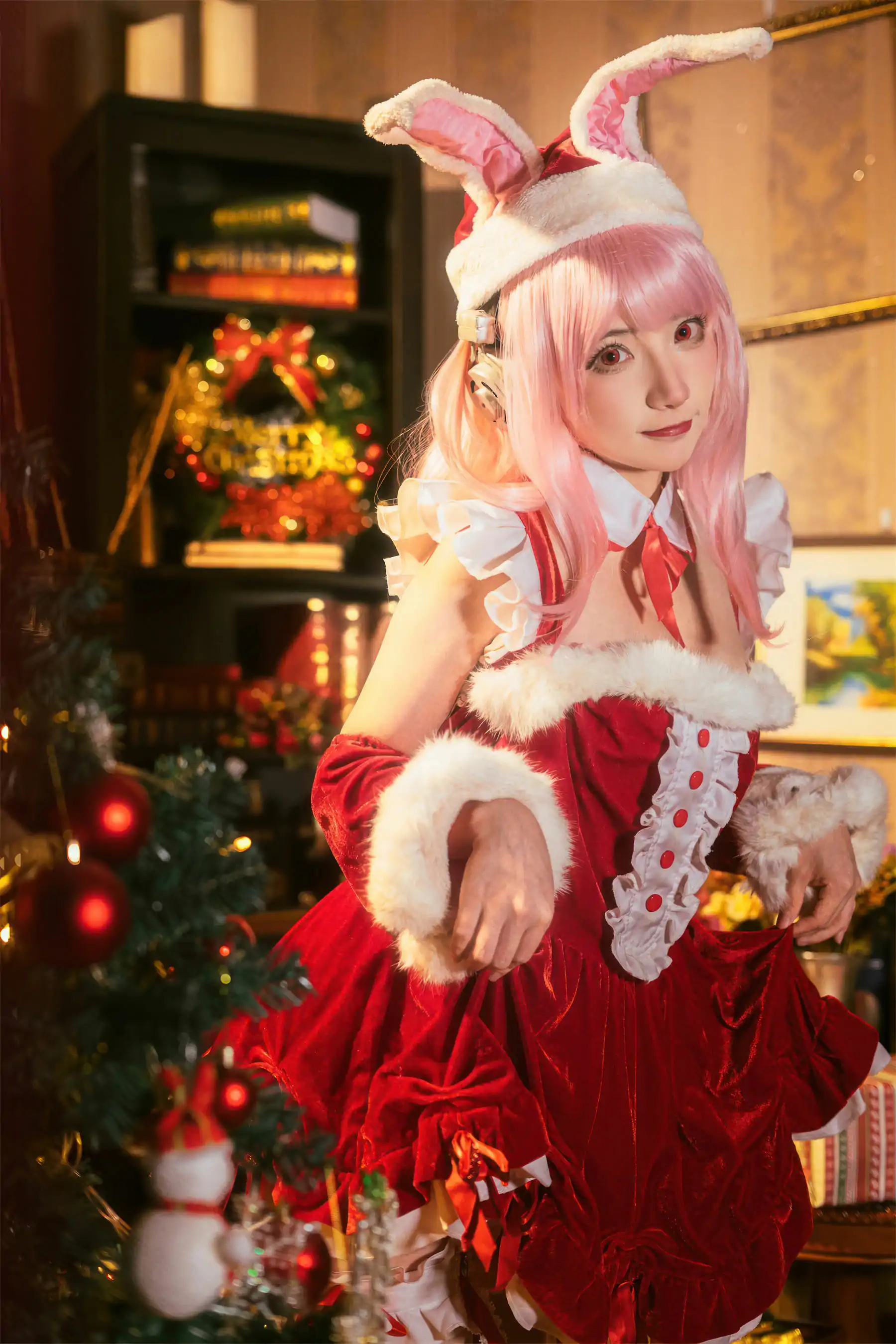 是三不是世w 圣诞(44P) cosplayer写真 索尼子 P.2