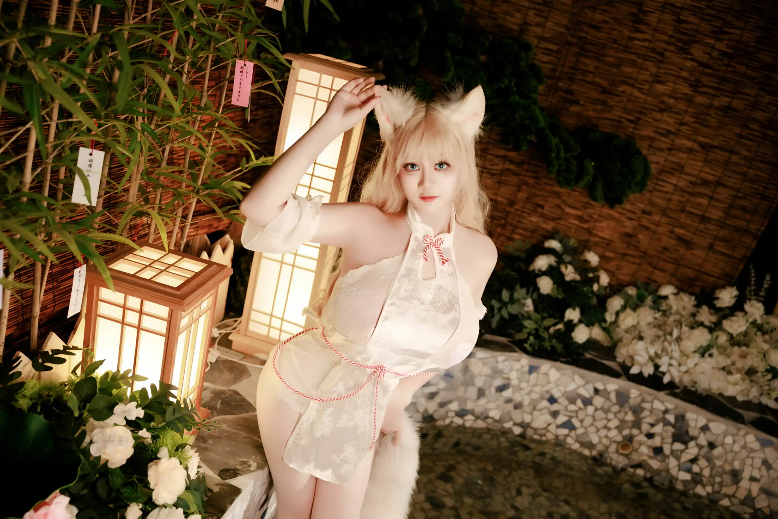 阿雪雪 cosplayer写真 温泉狐狸(57P) P.1