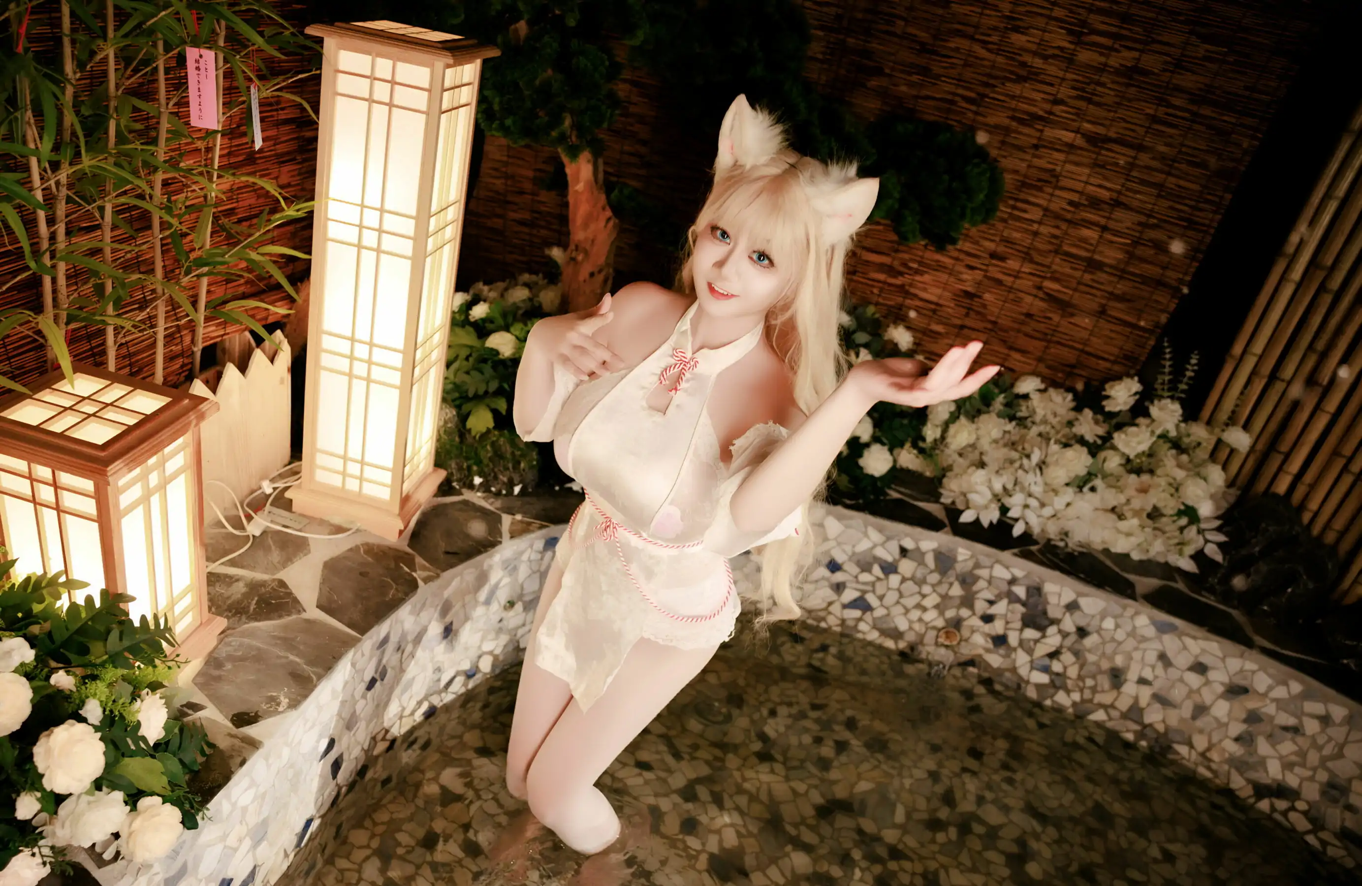 cosplayer写真 温泉狐狸(57P) 阿雪雪 P.5