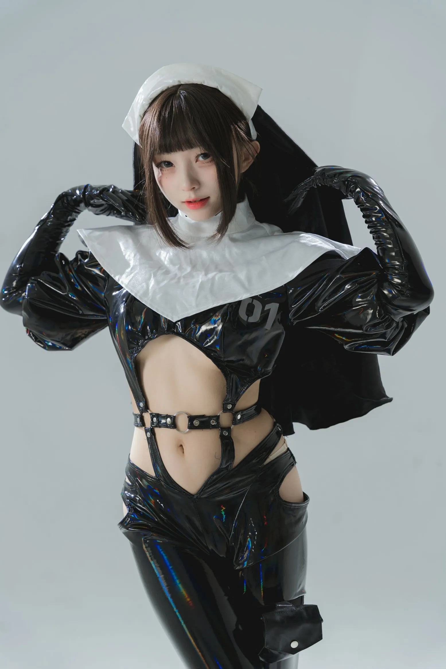 cosplayer写真 漆皮修女 花铃 P.3