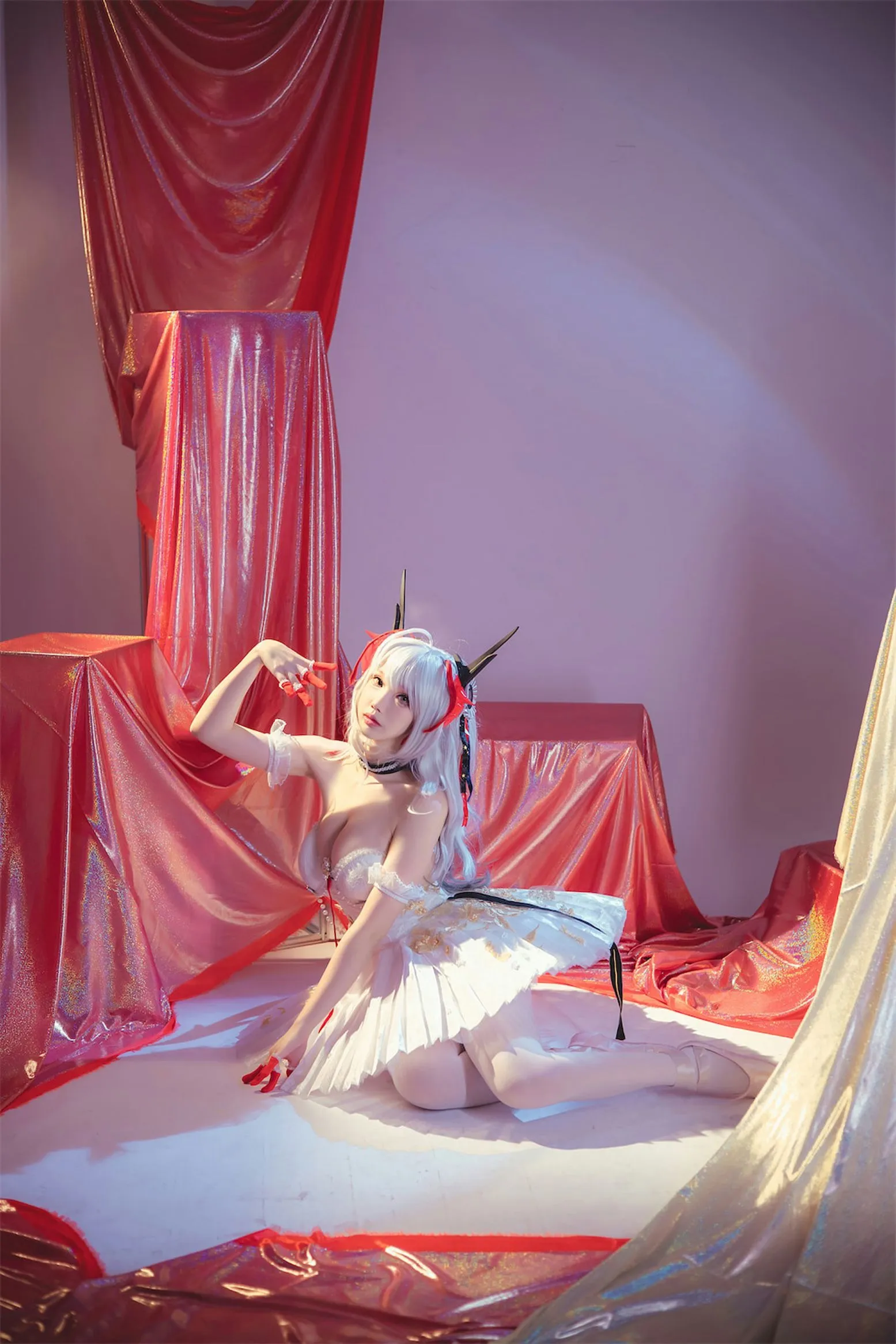 雪晴Astra cosplayer写真 明日方舟W芭蕾 P.6