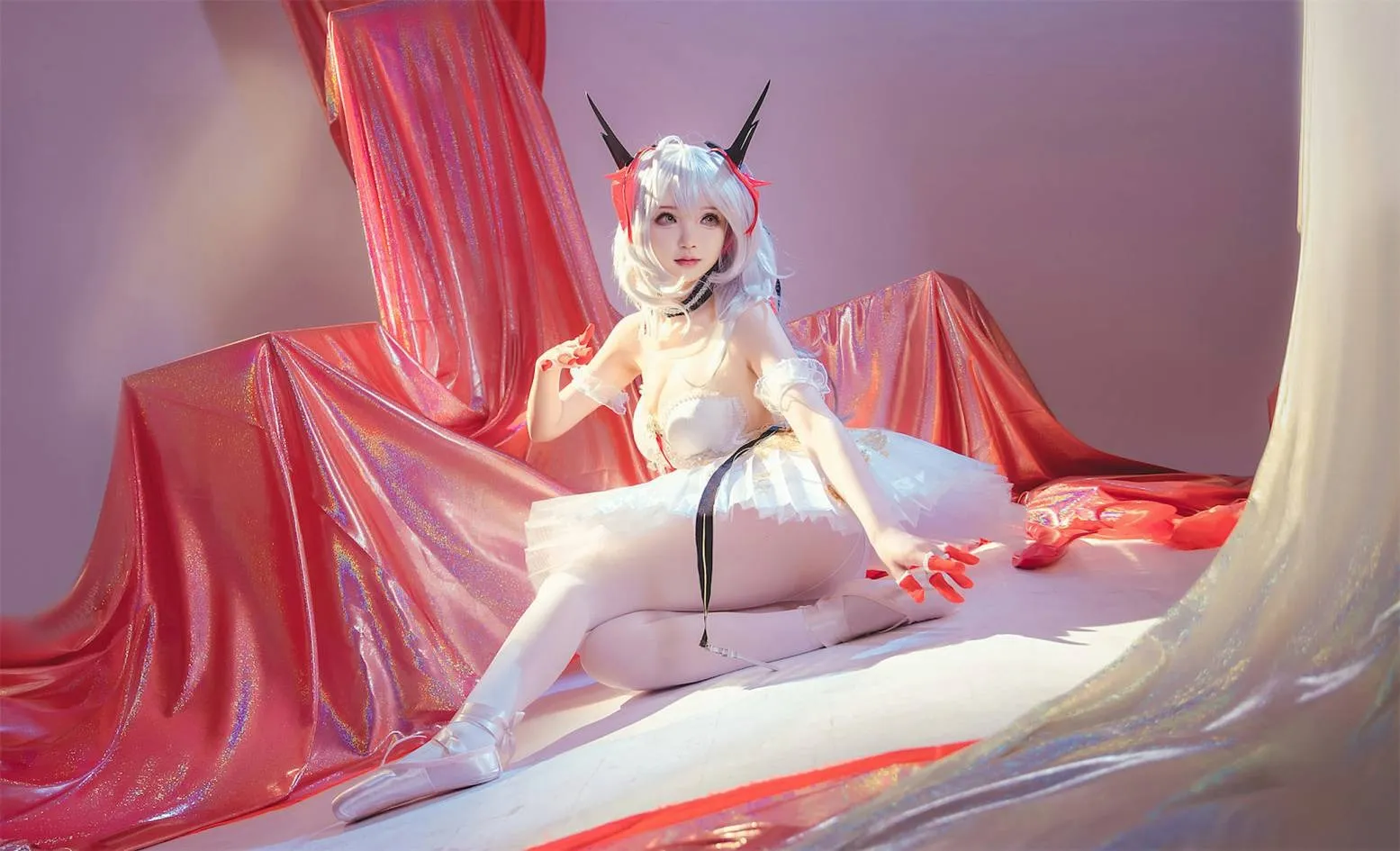 cosplayer写真 雪晴Astra 明日方舟W芭蕾 P.14