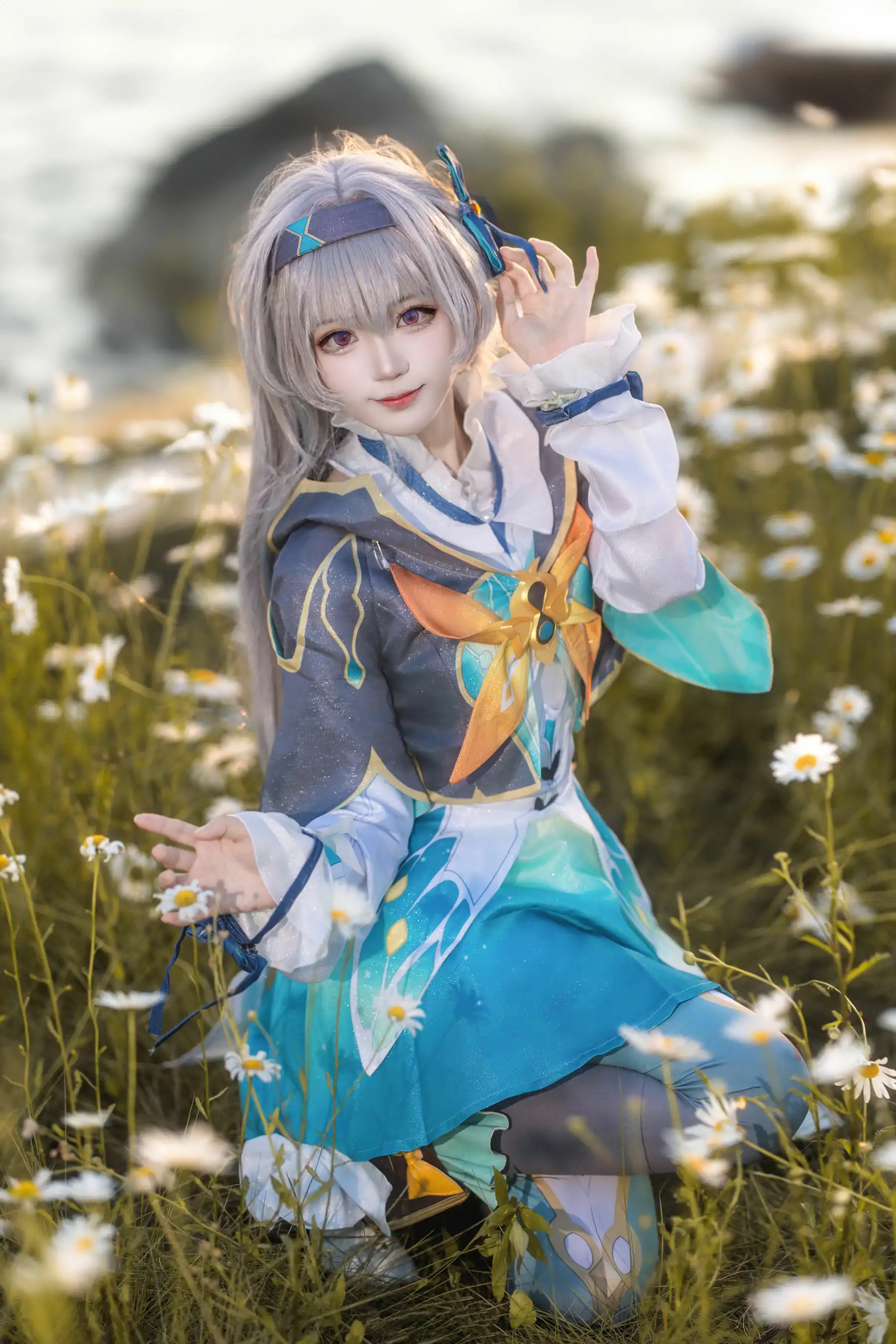 cosplayer写真 崩坏：星穹铁道 流萤(18P) 花柒Hana P.1