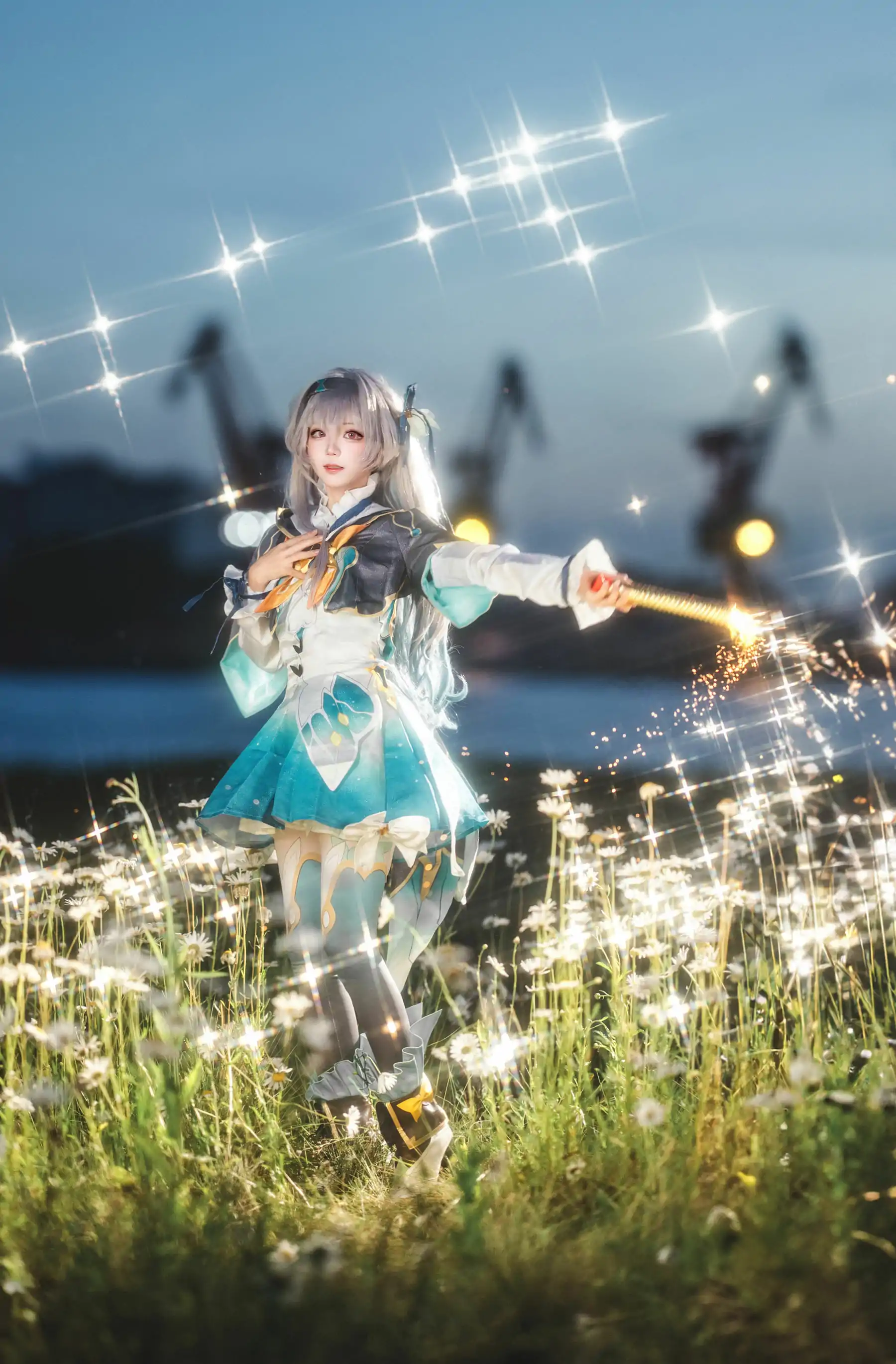 流萤(18P) 崩坏：星穹铁道 花柒Hana cosplayer写真 P.2