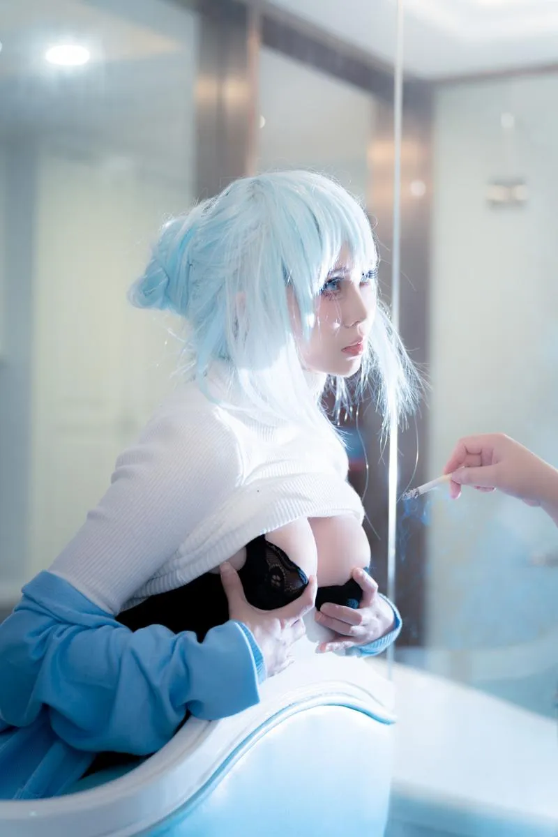【Cosplay】 上杉绘梨落 雪女 P.3