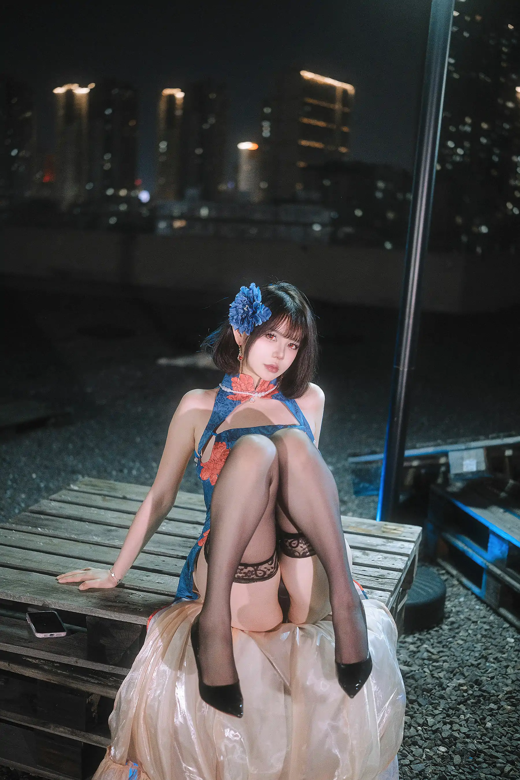 Tina很妖孽呀 旗袍(39P) cosplayer写真 碧蓝航线 建武 P.3