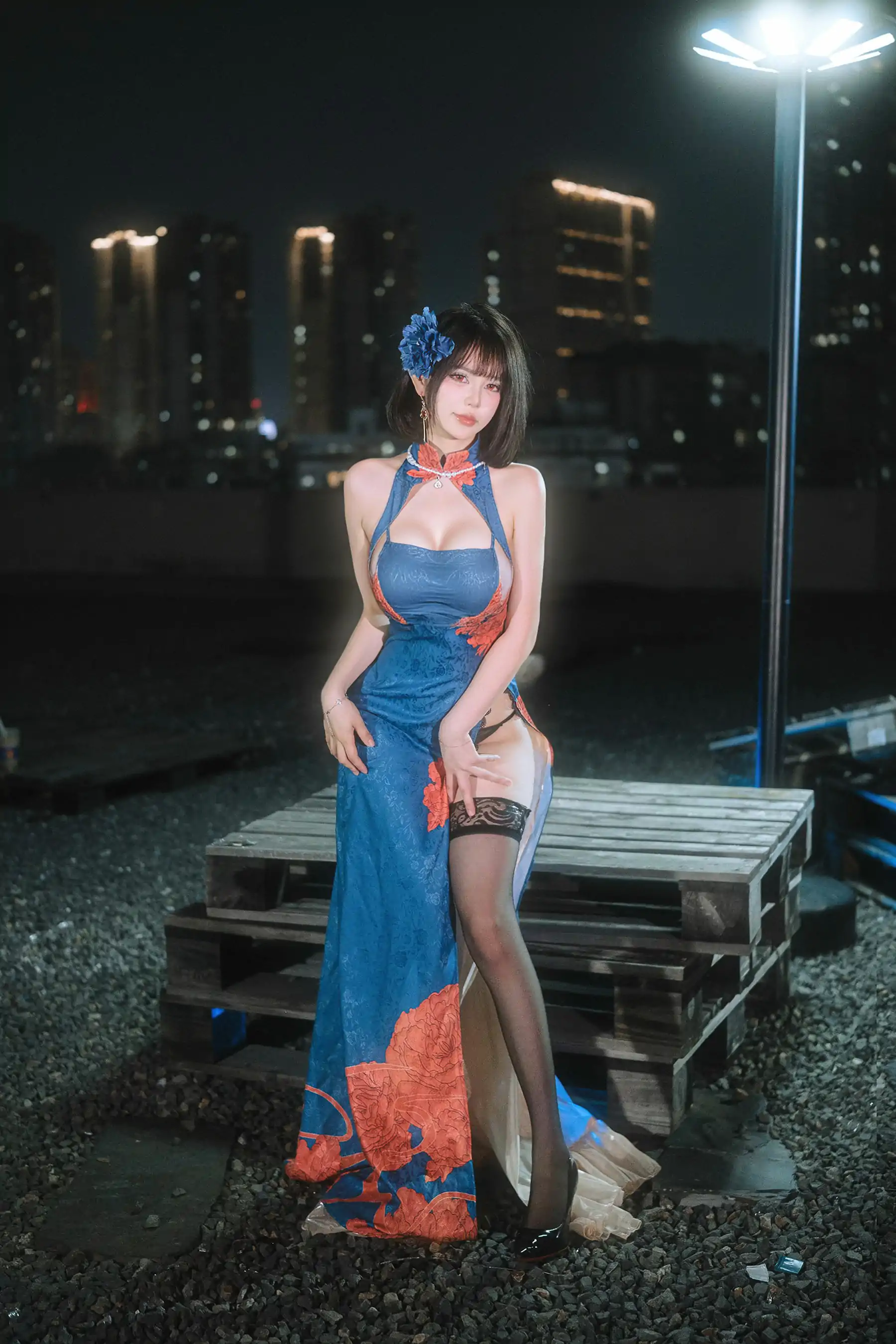 Tina很妖孽呀 旗袍(39P) cosplayer写真 碧蓝航线 建武 P.3