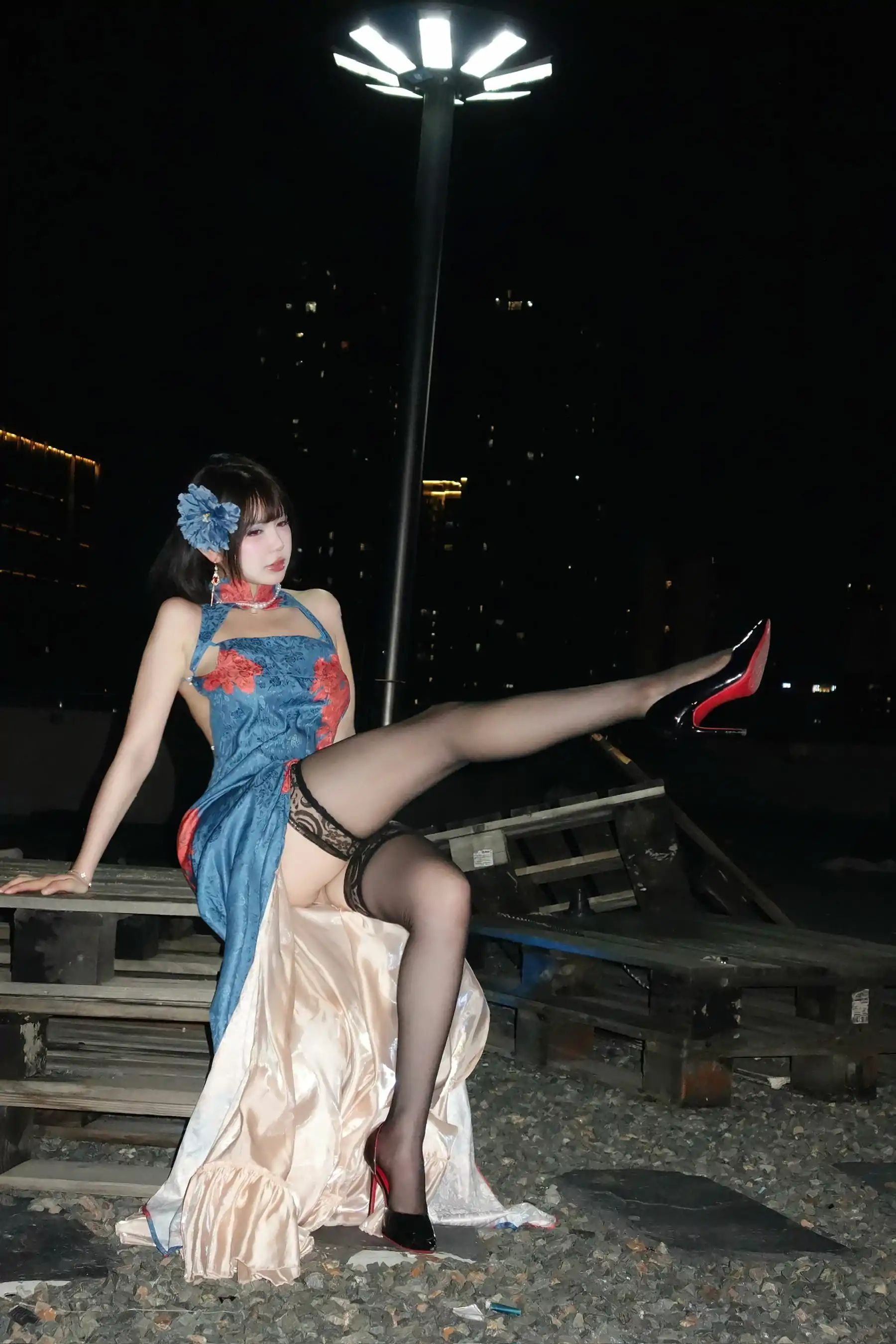 Tina很妖孽呀 旗袍(39P) cosplayer写真 碧蓝航线 建武 P.3