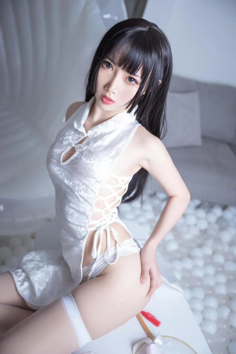 白色旗袍 【Cosplay】 面饼仙儿 P.6