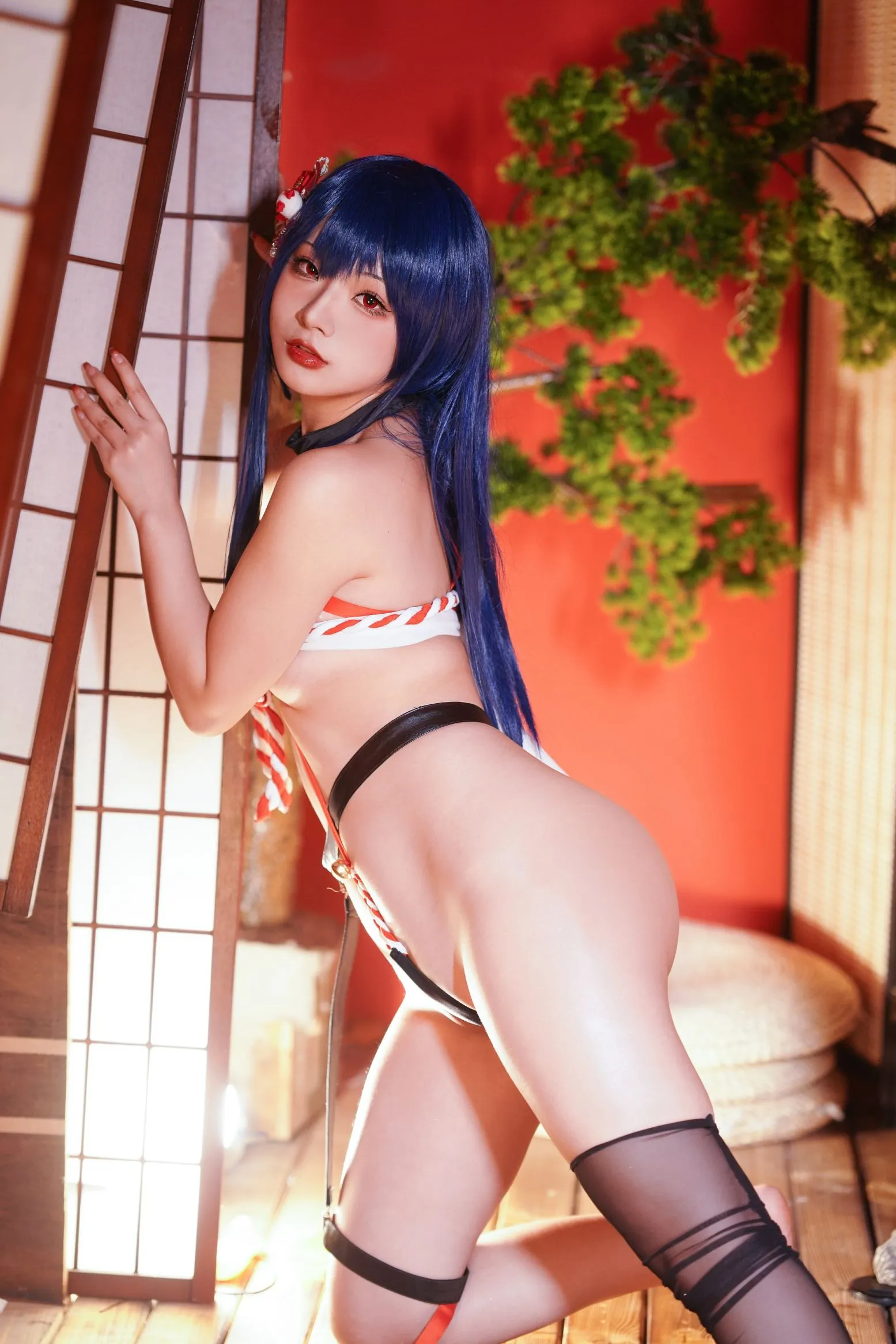 Yuuhui玉汇 Re 和服抹油 cosplayer写真 真子 Erophone P.7