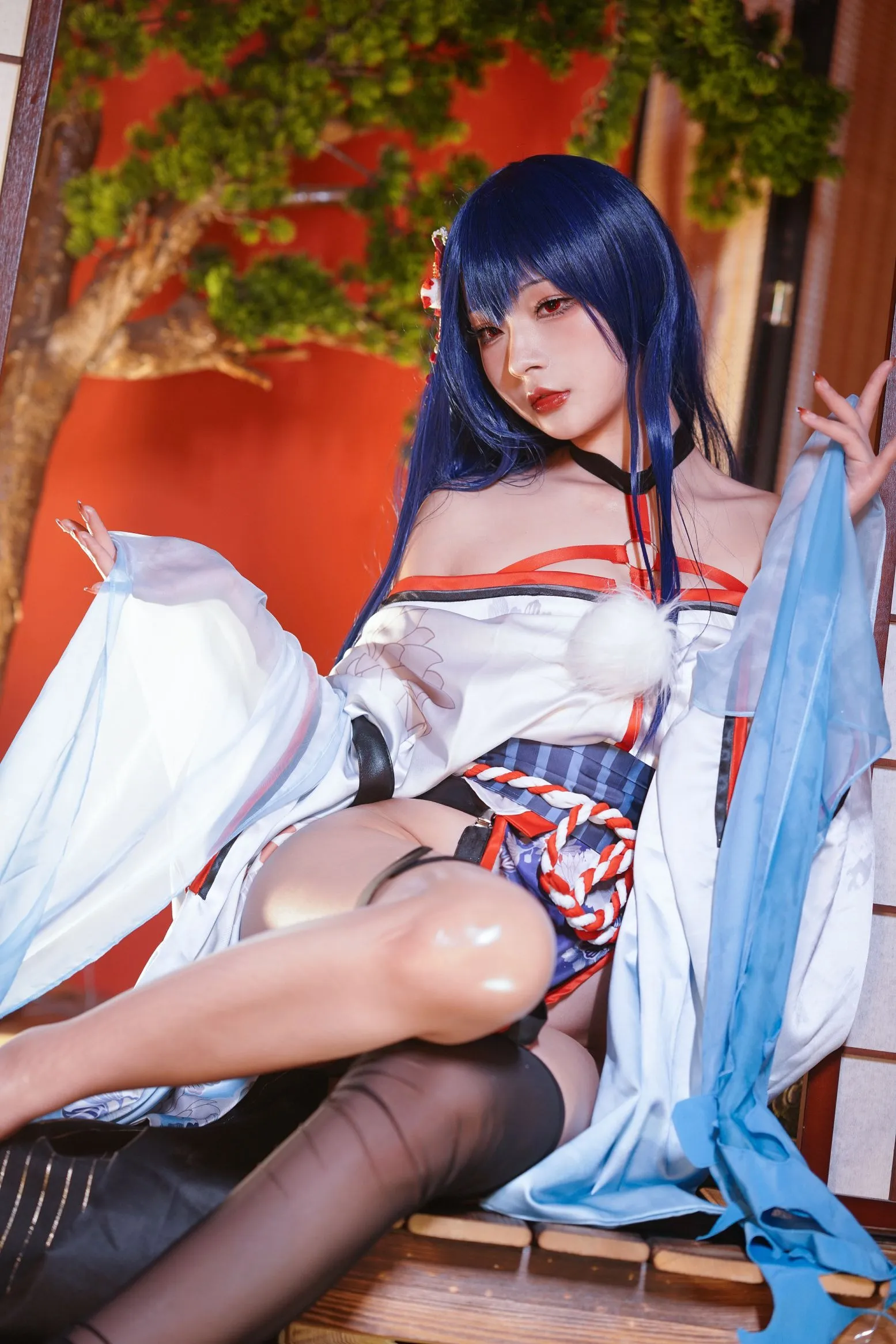 真子 Erophone Yuuhui玉汇 Re 和服抹油 cosplayer写真 P.10