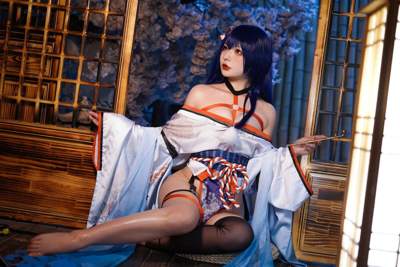 Erophone cosplayer写真 Re Yuuhui玉汇 真子 和服抹油 P.3