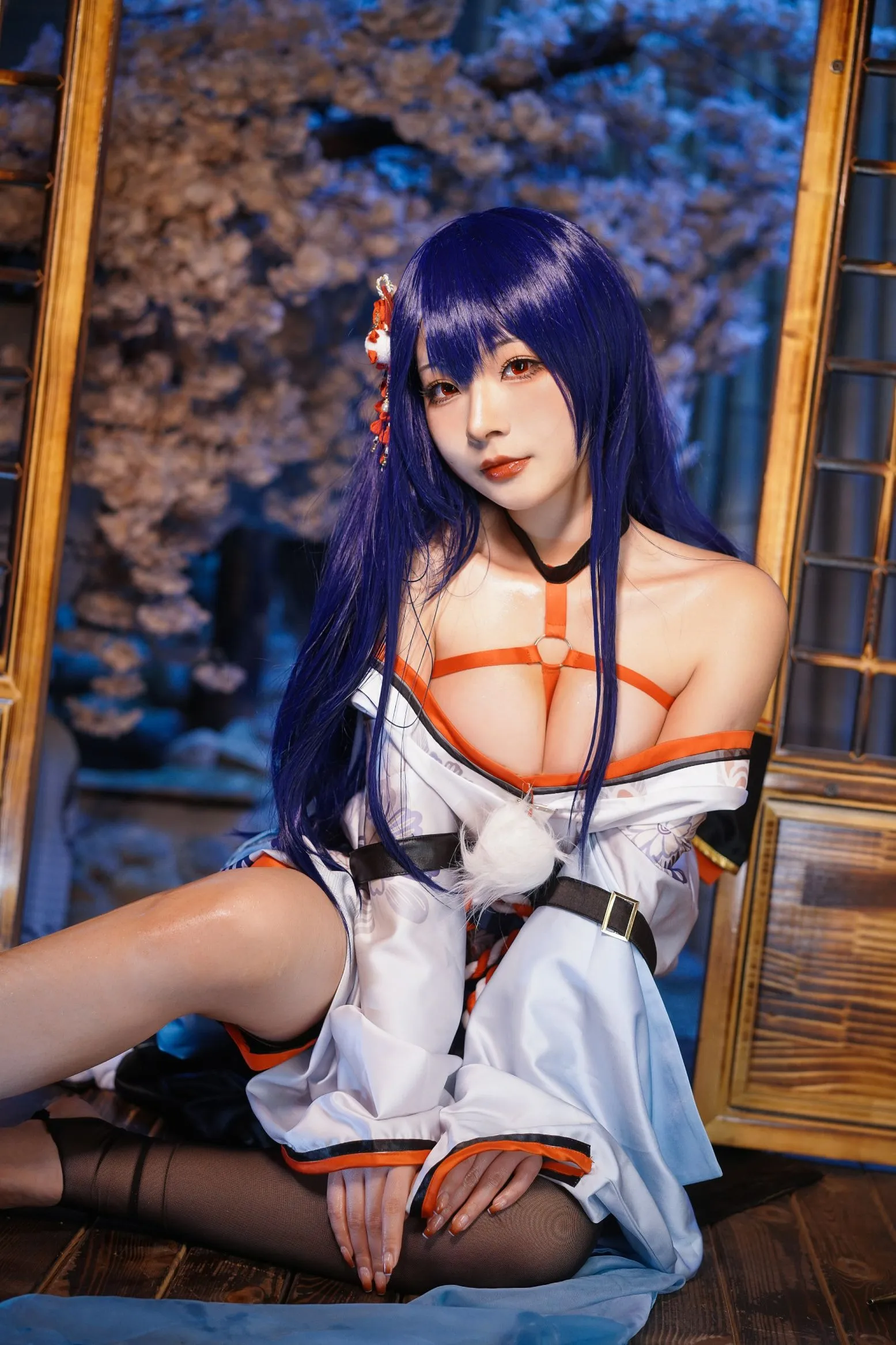 Erophone cosplayer写真 Re Yuuhui玉汇 真子 和服抹油 P.3