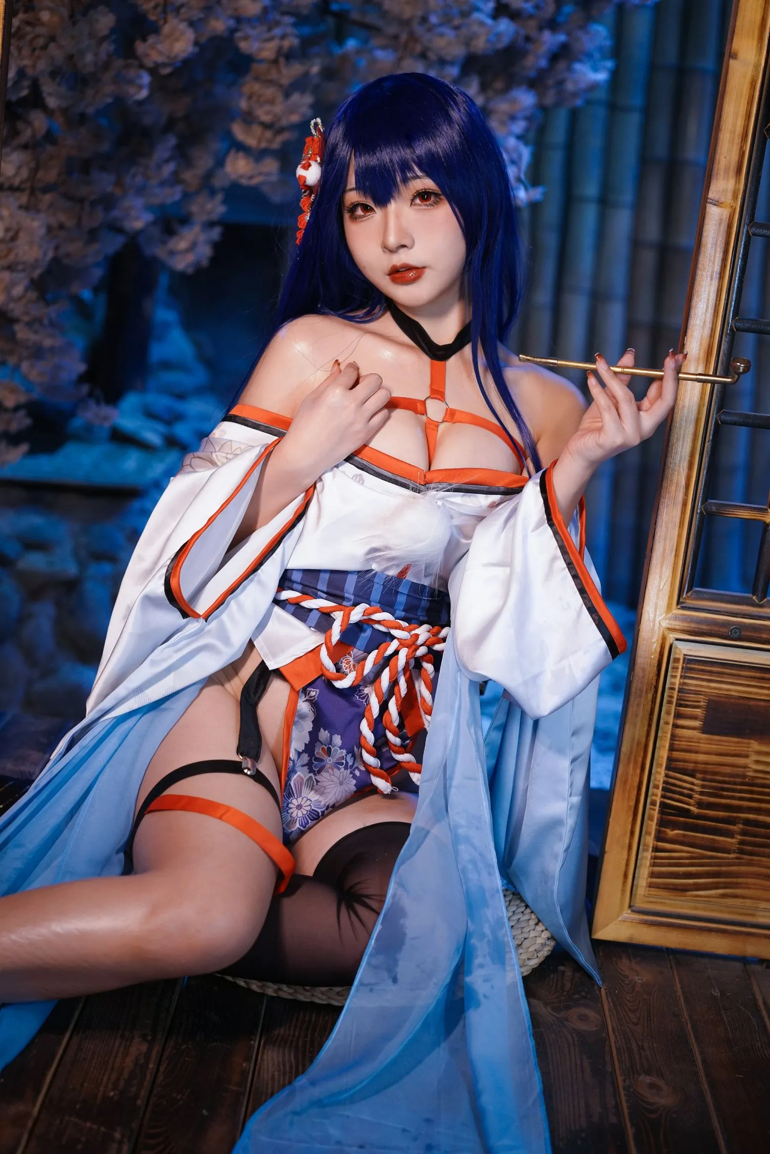 真子 Yuuhui玉汇 和服抹油 Re cosplayer写真 Erophone P.13