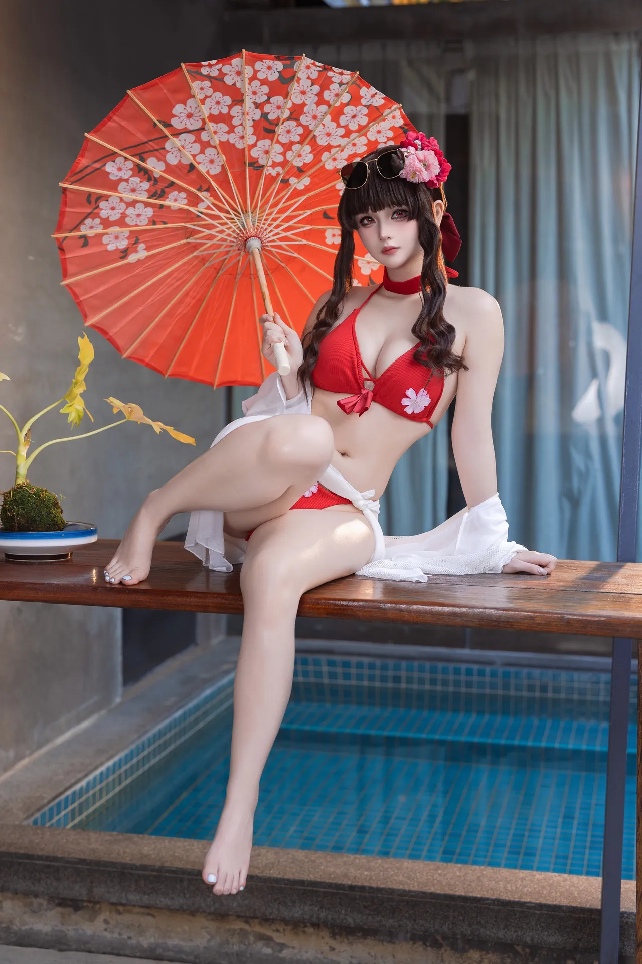 屿鱼 樱花泳装 全集修正 Cosplay P.4