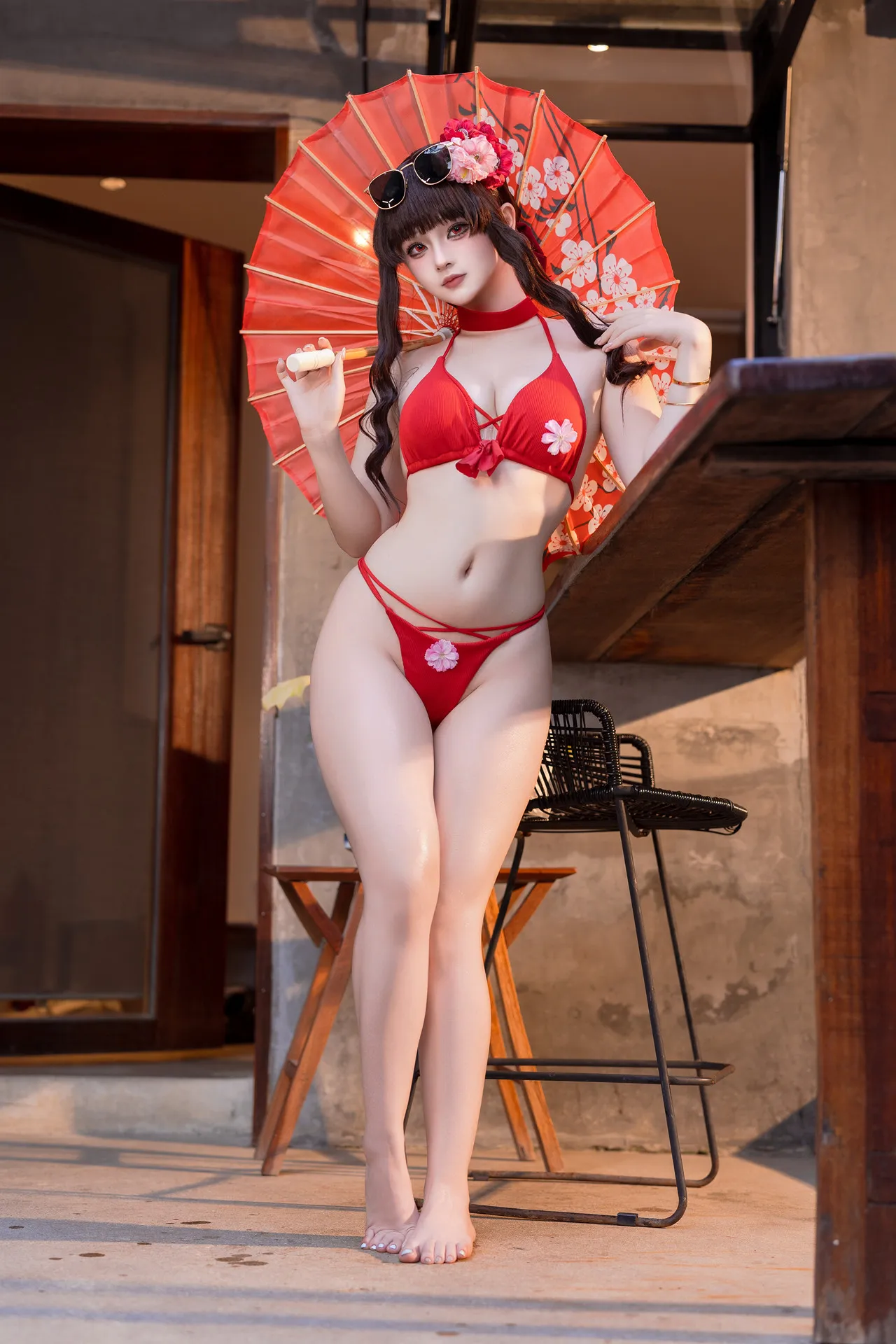 全集修正 樱花泳装 屿鱼 Cosplay P.3